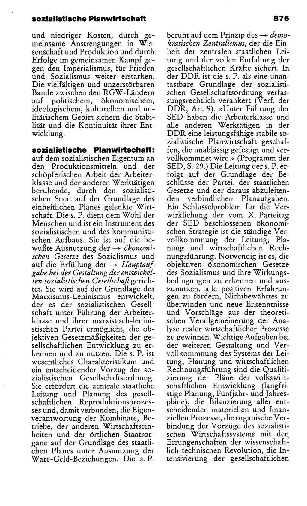 Kleines politisches Wörterbuch [Deutsche Demokratische Republik (DDR)] 1986, Seite 876 (Kl. pol. Wb. DDR 1986, S. 876)