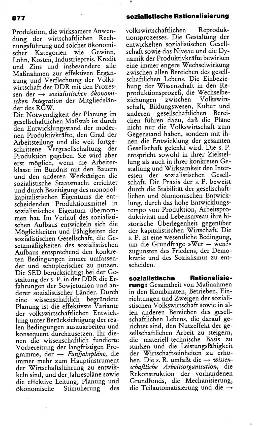 Kleines politisches Wörterbuch [Deutsche Demokratische Republik (DDR)] 1986, Seite 877 (Kl. pol. Wb. DDR 1986, S. 877)