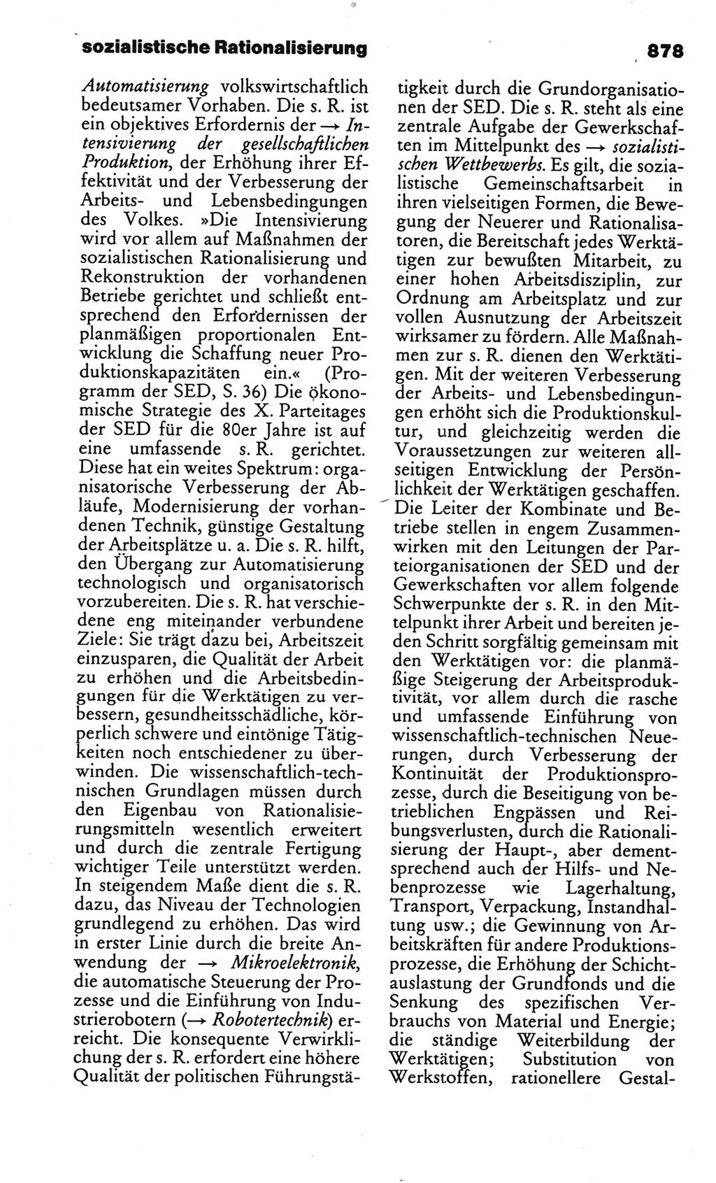 Kleines politisches Wörterbuch [Deutsche Demokratische Republik (DDR)] 1986, Seite 878 (Kl. pol. Wb. DDR 1986, S. 878)