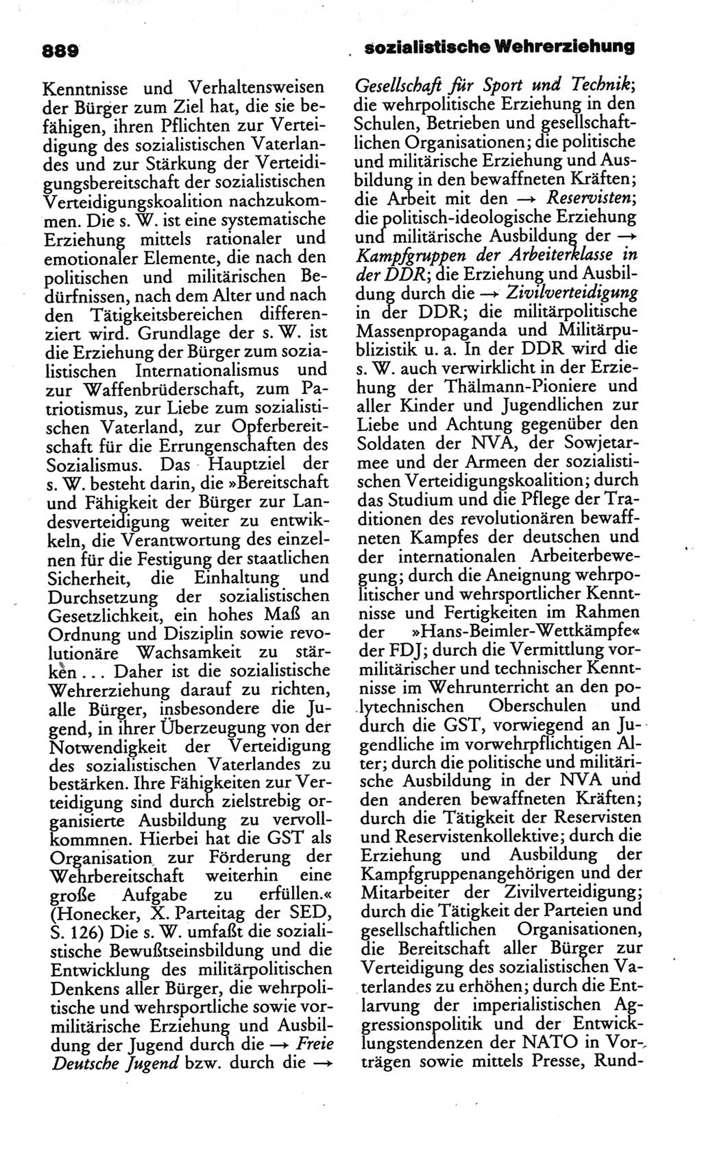 Kleines politisches Wörterbuch [Deutsche Demokratische Republik (DDR)] 1986, Seite 889 (Kl. pol. Wb. DDR 1986, S. 889)