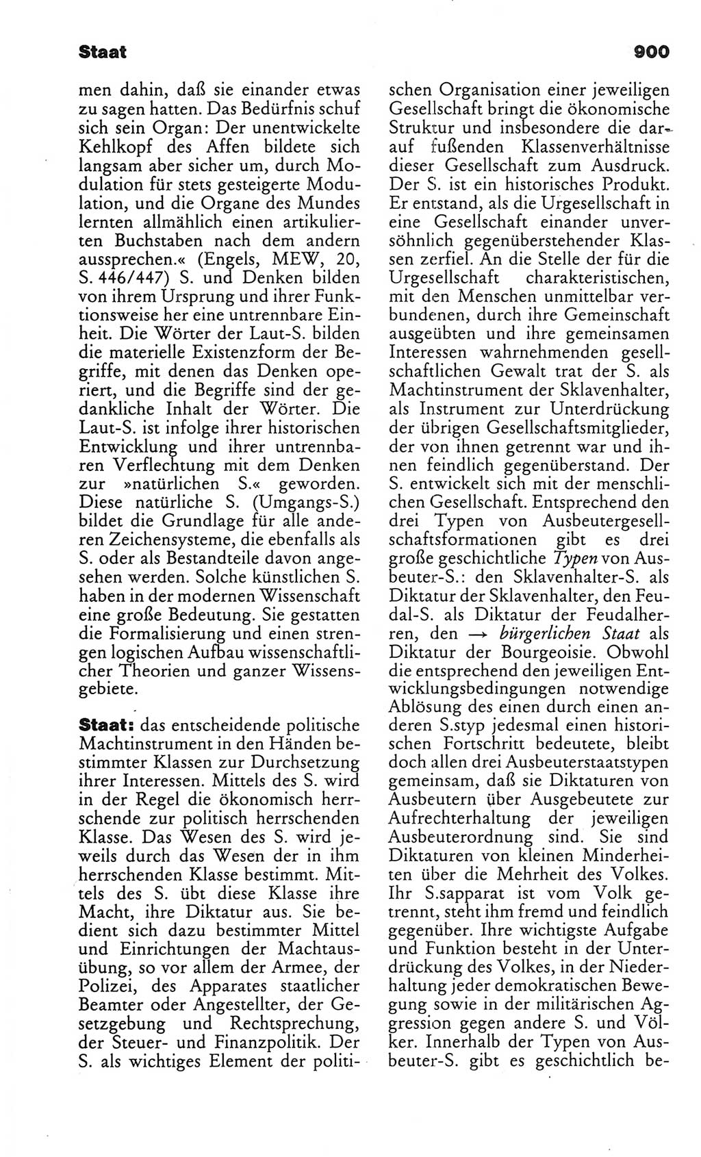 Kleines politisches Wörterbuch [Deutsche Demokratische Republik (DDR)] 1986, Seite 900 (Kl. pol. Wb. DDR 1986, S. 900)