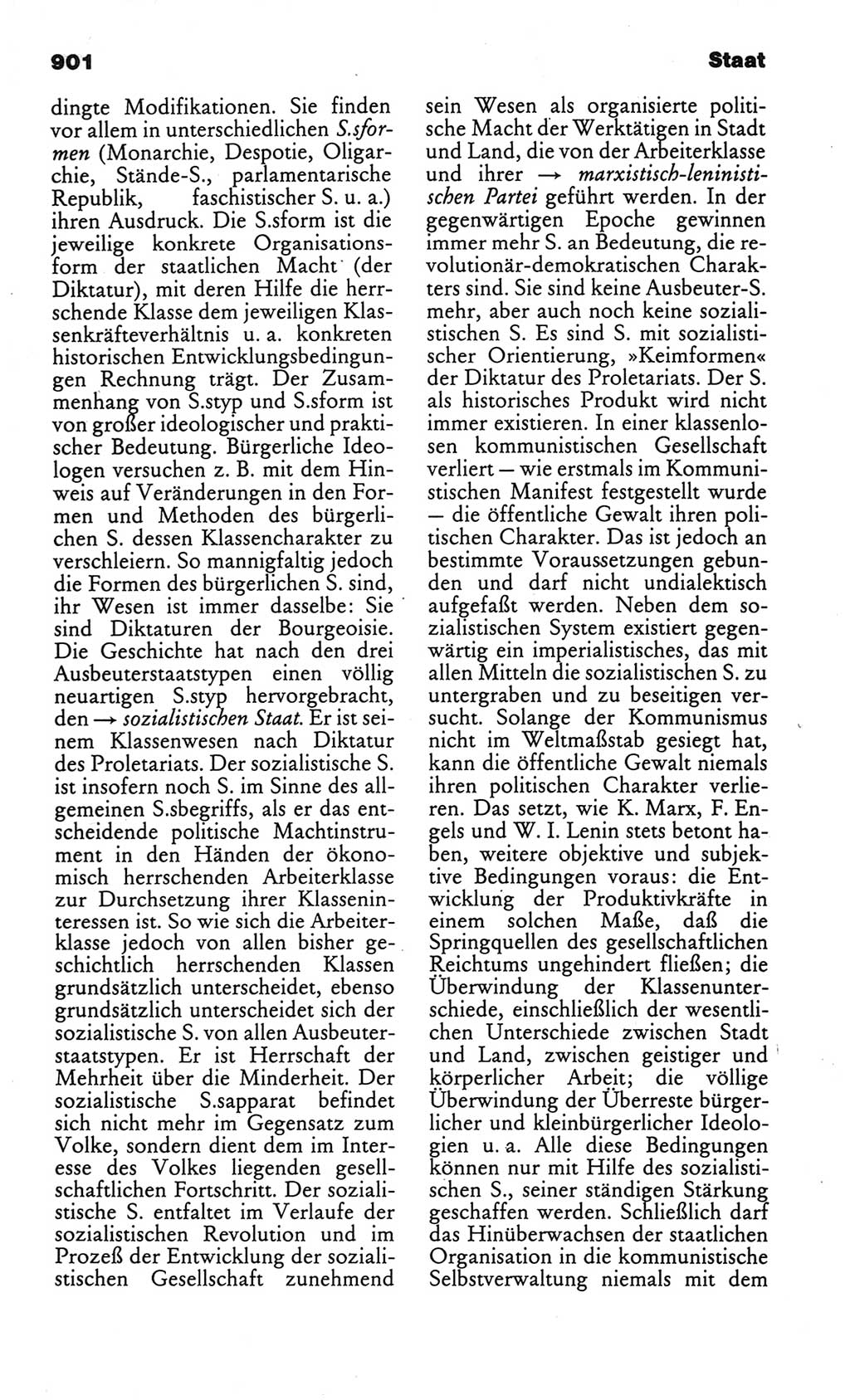 Kleines politisches Wörterbuch [Deutsche Demokratische Republik (DDR)] 1986, Seite 901 (Kl. pol. Wb. DDR 1986, S. 901)