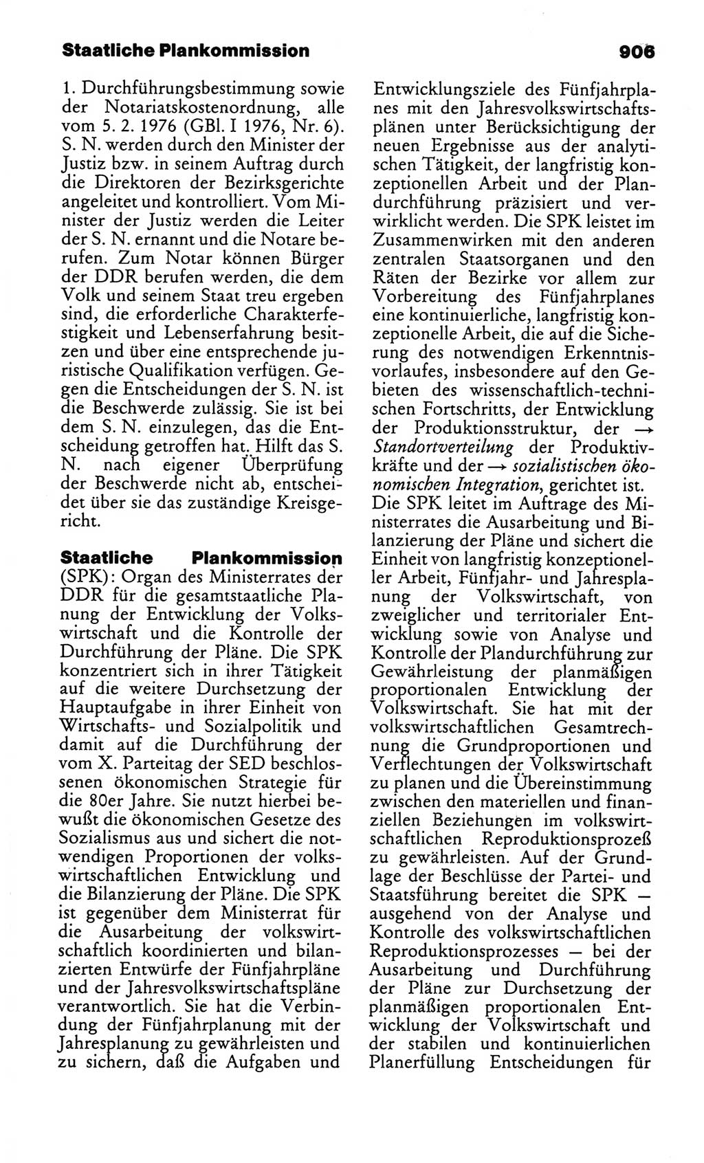 Kleines politisches Wörterbuch [Deutsche Demokratische Republik (DDR)] 1986, Seite 906 (Kl. pol. Wb. DDR 1986, S. 906)