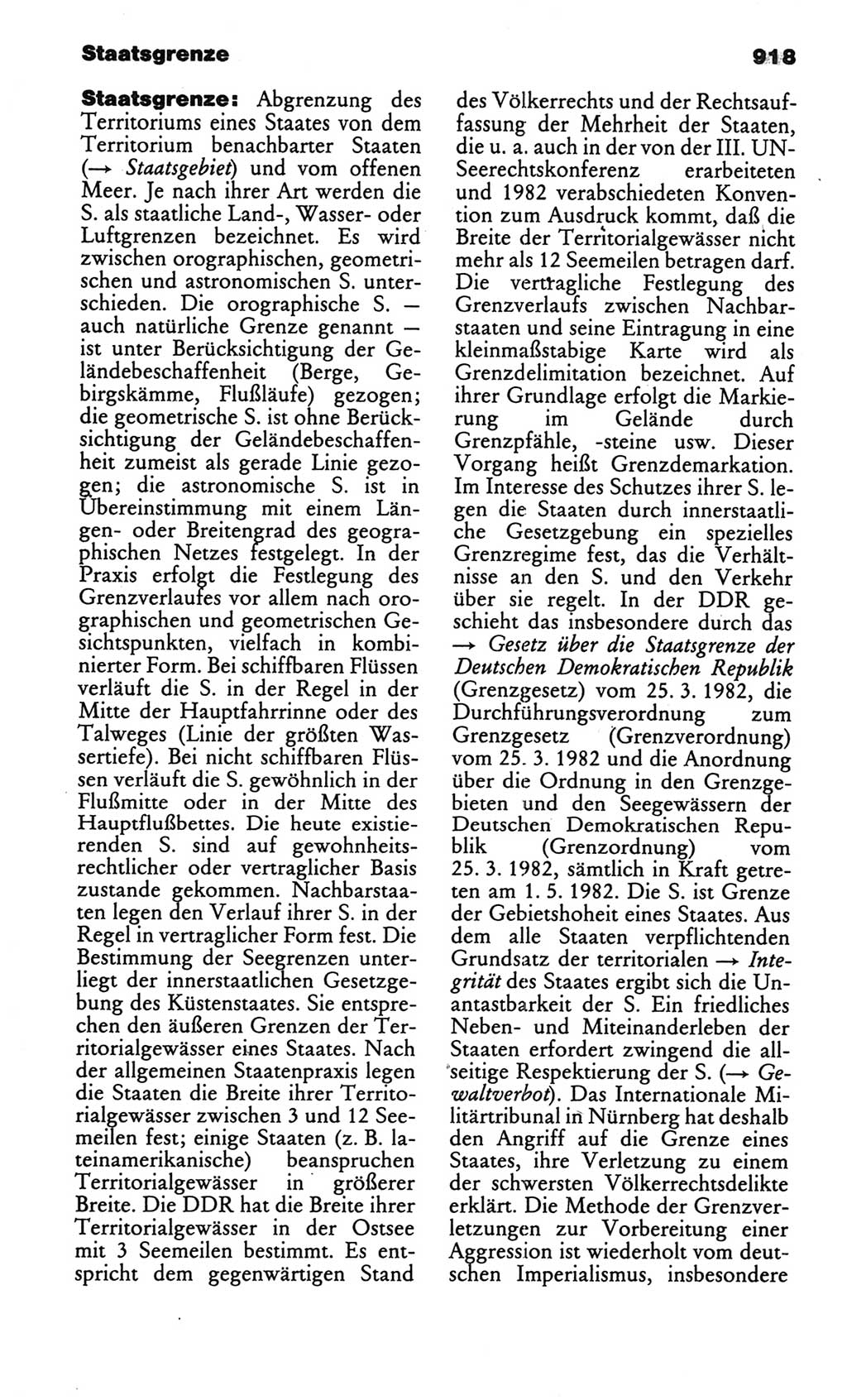 Kleines politisches Wörterbuch [Deutsche Demokratische Republik (DDR)] 1986, Seite 918 (Kl. pol. Wb. DDR 1986, S. 918)