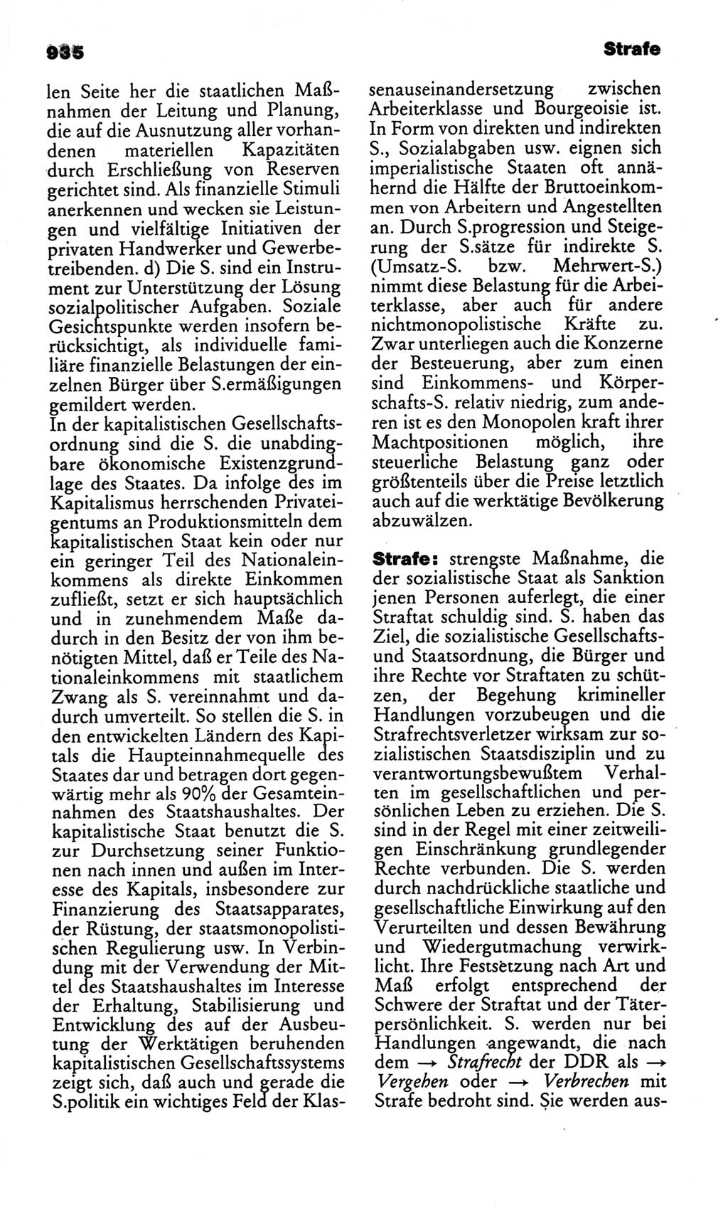 Kleines politisches Wörterbuch [Deutsche Demokratische Republik (DDR)] 1986, Seite 935 (Kl. pol. Wb. DDR 1986, S. 935)