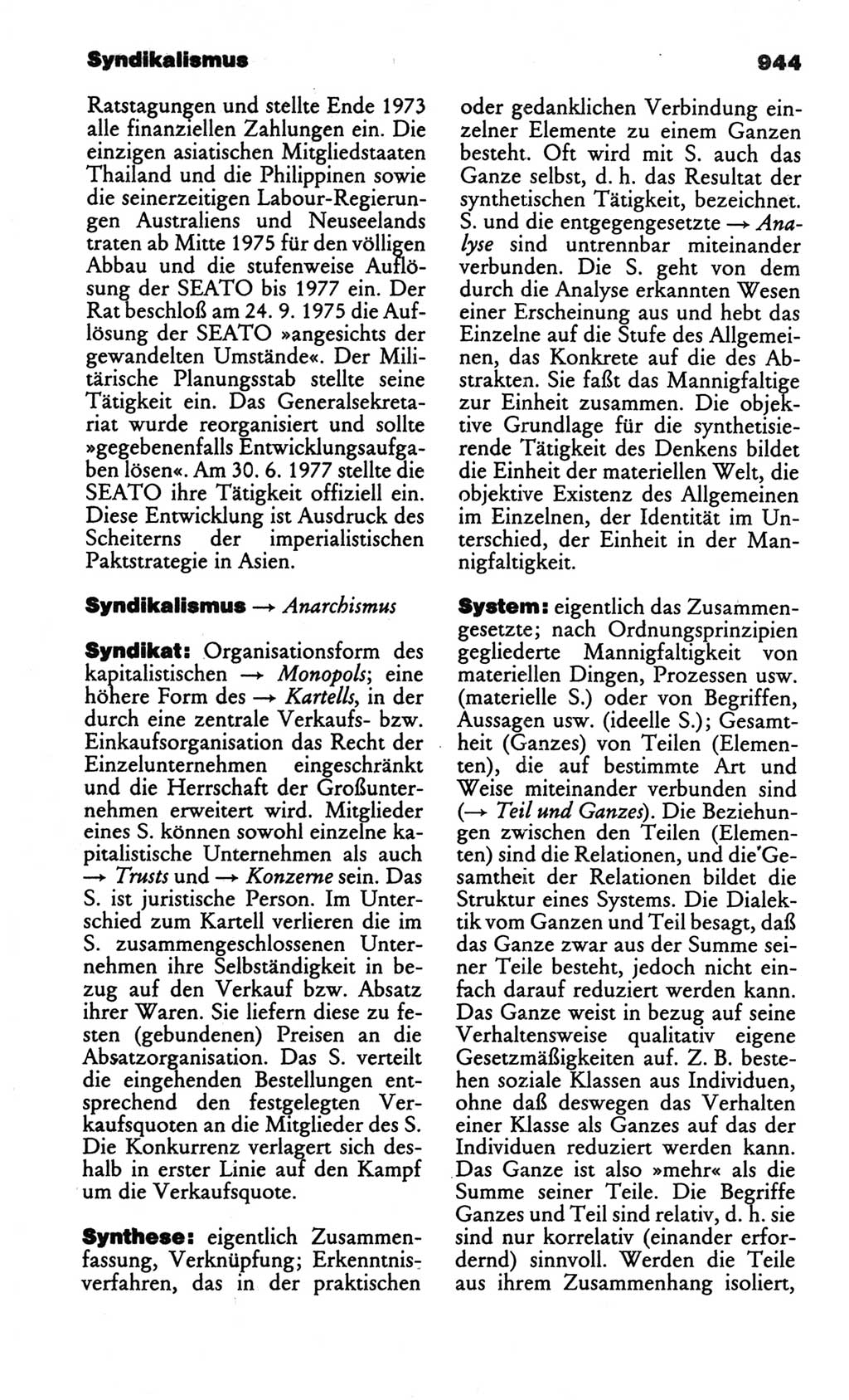 Kleines politisches Wörterbuch [Deutsche Demokratische Republik (DDR)] 1986, Seite 944 (Kl. pol. Wb. DDR 1986, S. 944)