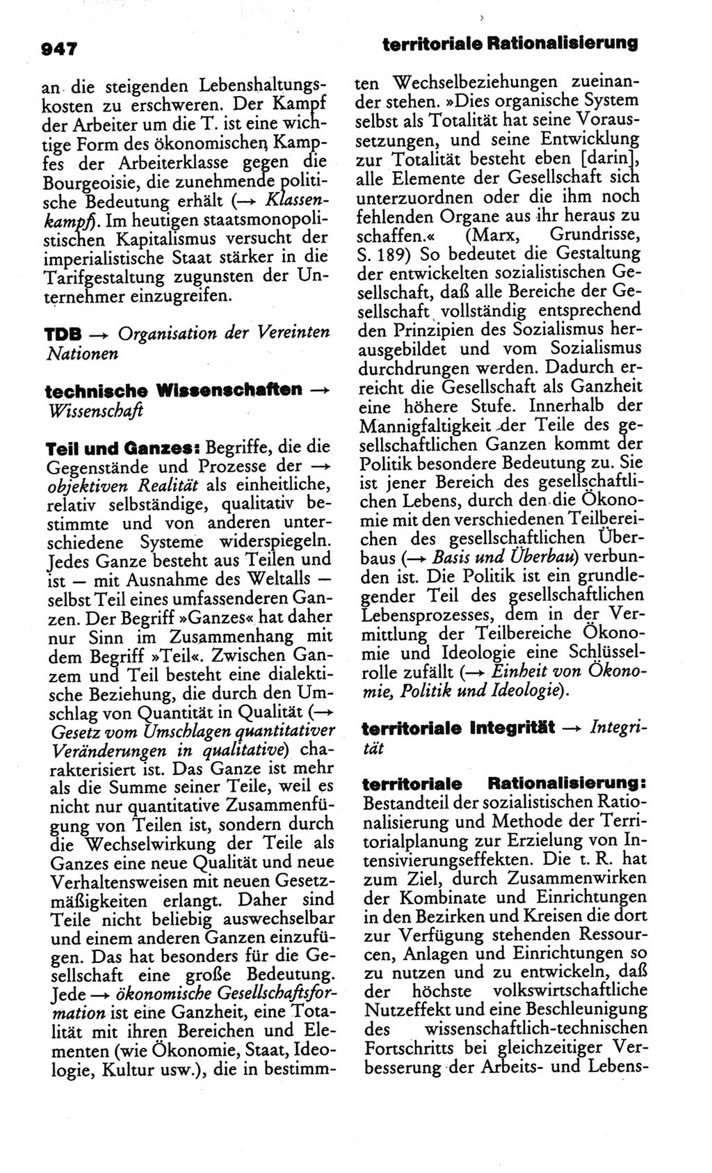 Kleines politisches Wörterbuch [Deutsche Demokratische Republik (DDR)] 1986, Seite 947 (Kl. pol. Wb. DDR 1986, S. 947)