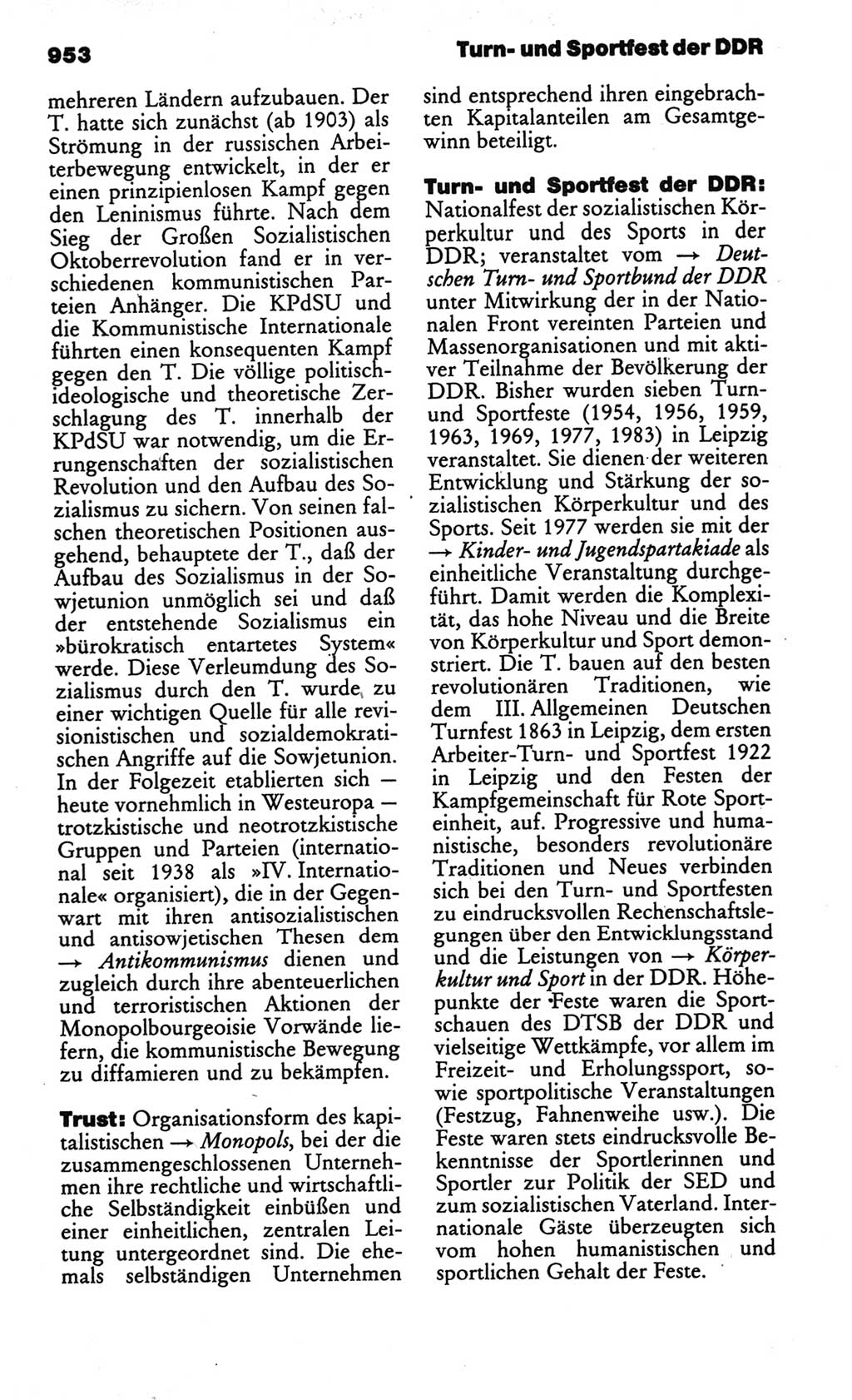 Kleines politisches Wörterbuch [Deutsche Demokratische Republik (DDR)] 1986, Seite 953 (Kl. pol. Wb. DDR 1986, S. 953)