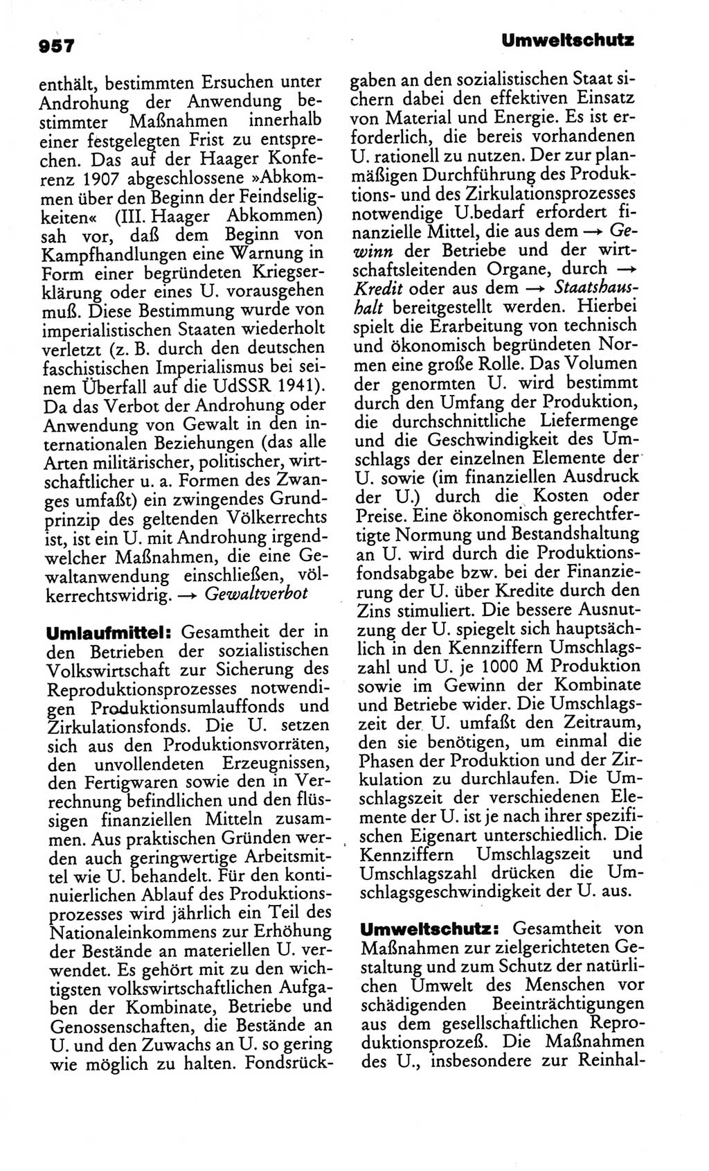 Kleines politisches Wörterbuch [Deutsche Demokratische Republik (DDR)] 1986, Seite 957 (Kl. pol. Wb. DDR 1986, S. 957)
