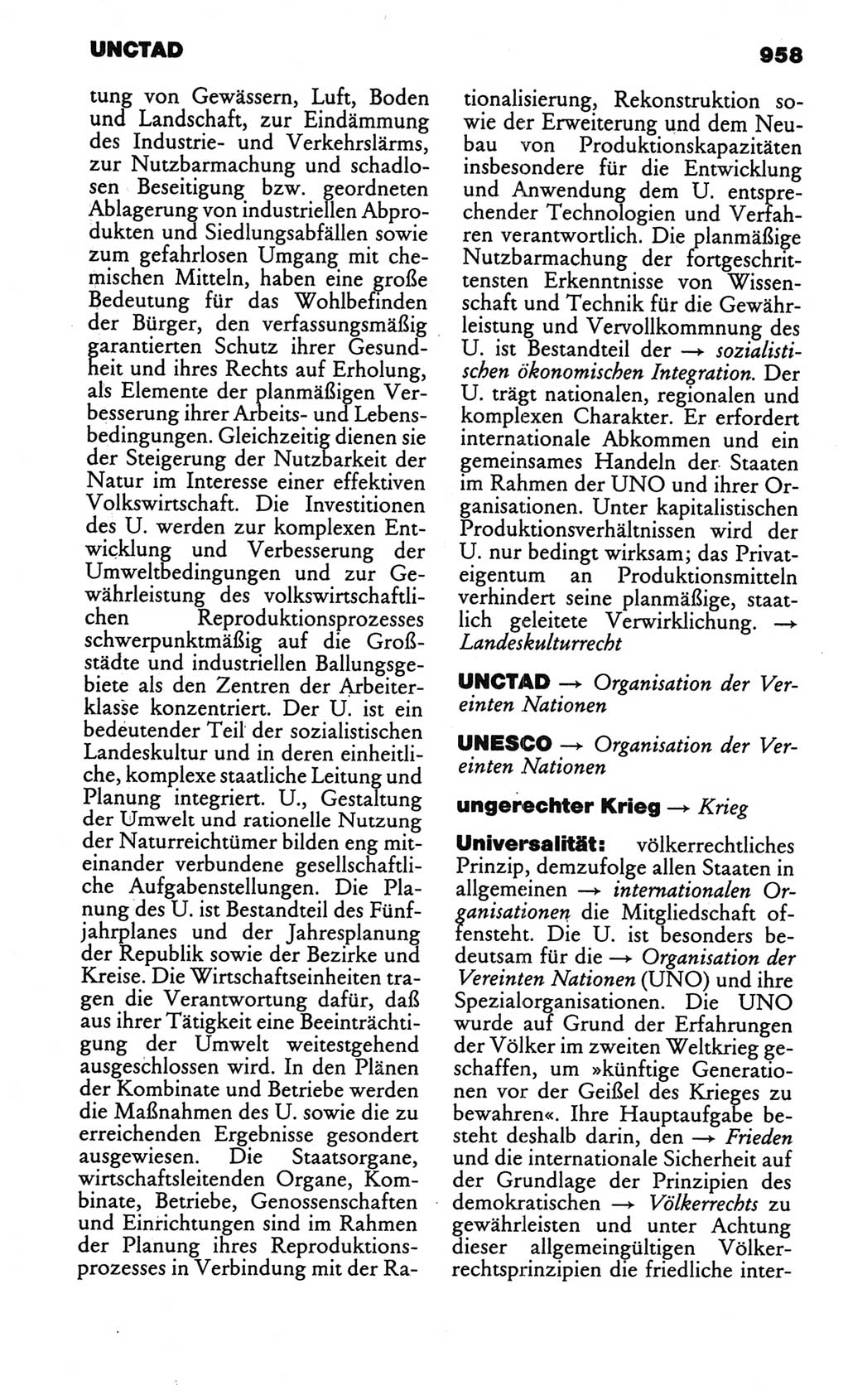 Kleines politisches Wörterbuch [Deutsche Demokratische Republik (DDR)] 1986, Seite 958 (Kl. pol. Wb. DDR 1986, S. 958)