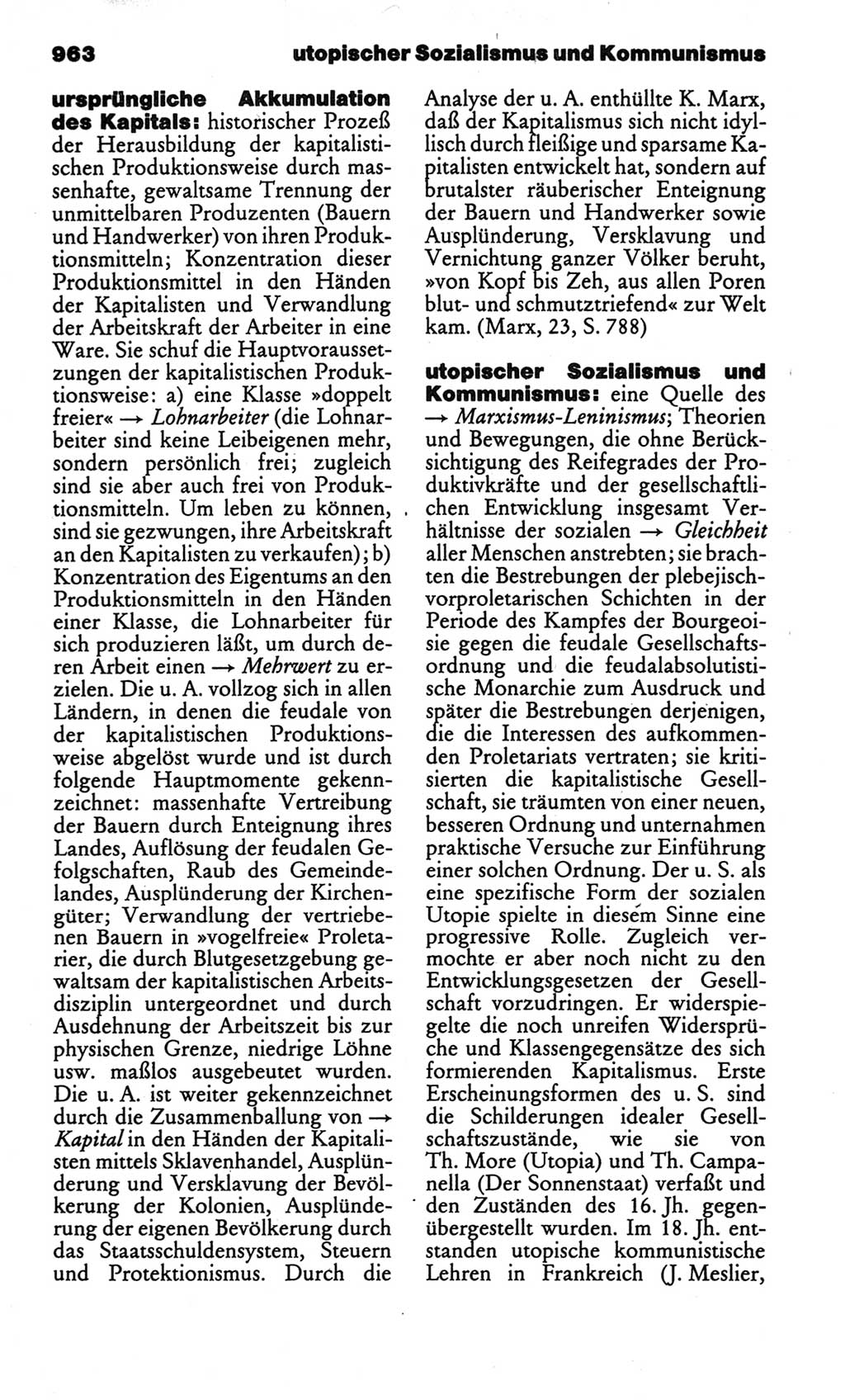 Kleines politisches Wörterbuch [Deutsche Demokratische Republik (DDR)] 1986, Seite 963 (Kl. pol. Wb. DDR 1986, S. 963)