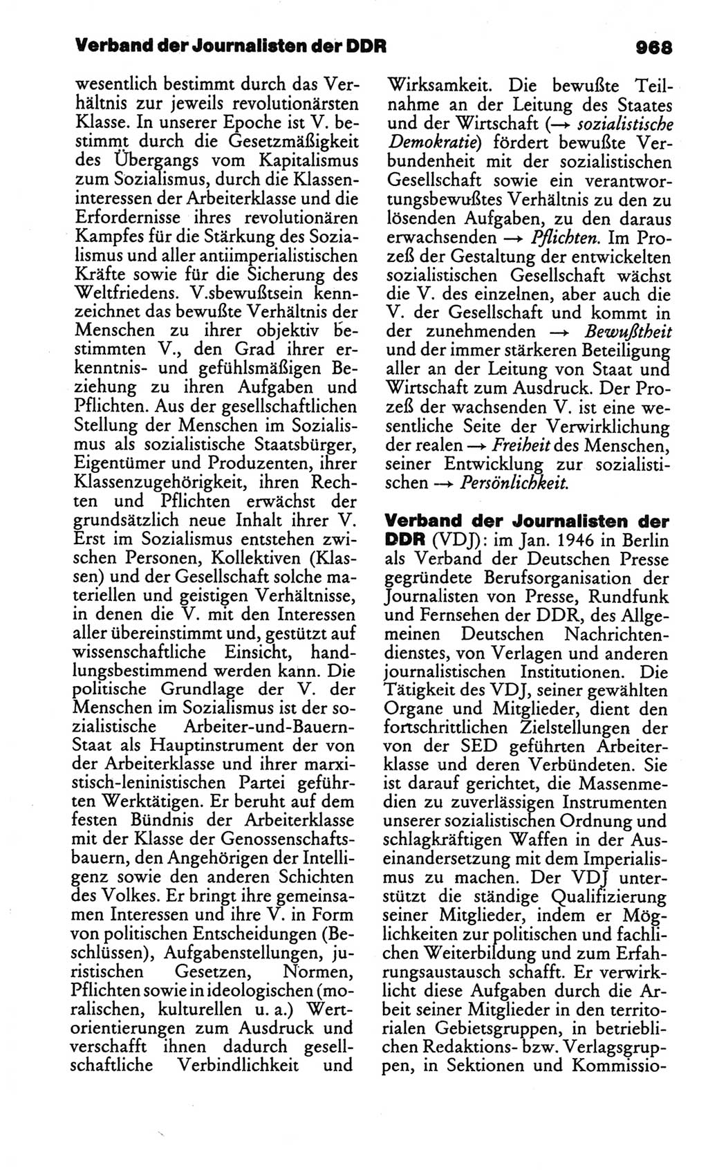Kleines politisches Wörterbuch [Deutsche Demokratische Republik (DDR)] 1986, Seite 968 (Kl. pol. Wb. DDR 1986, S. 968)
