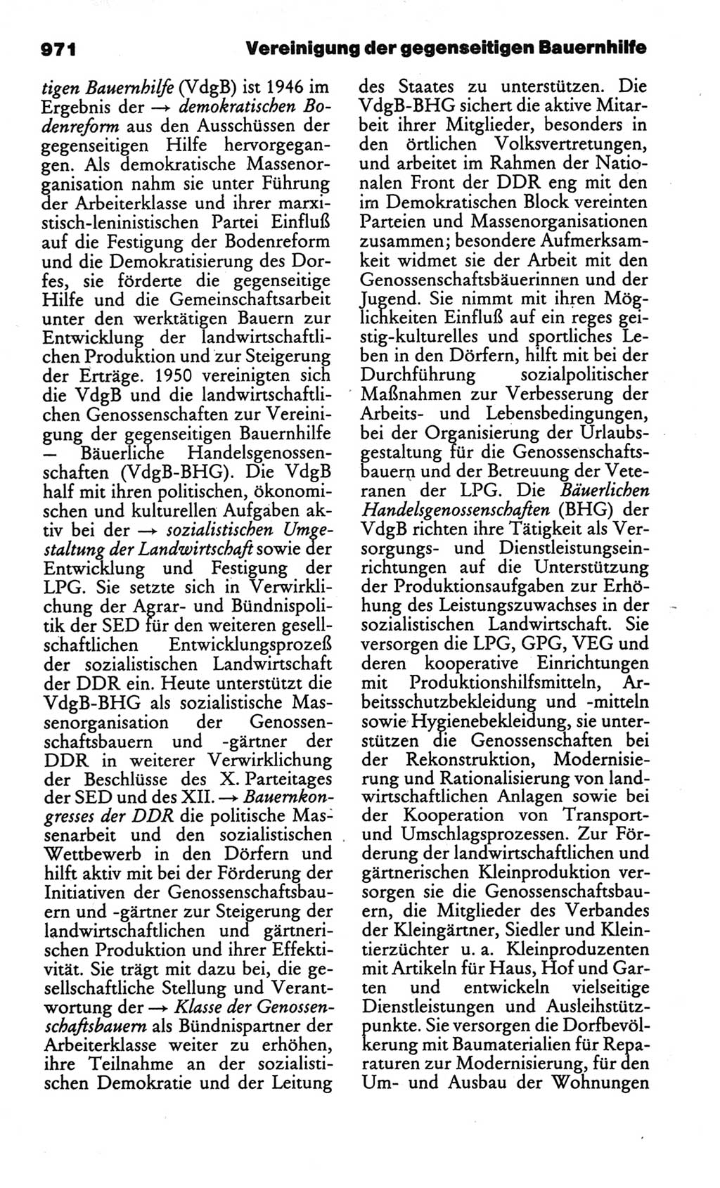 Kleines politisches Wörterbuch [Deutsche Demokratische Republik (DDR)] 1986, Seite 971 (Kl. pol. Wb. DDR 1986, S. 971)