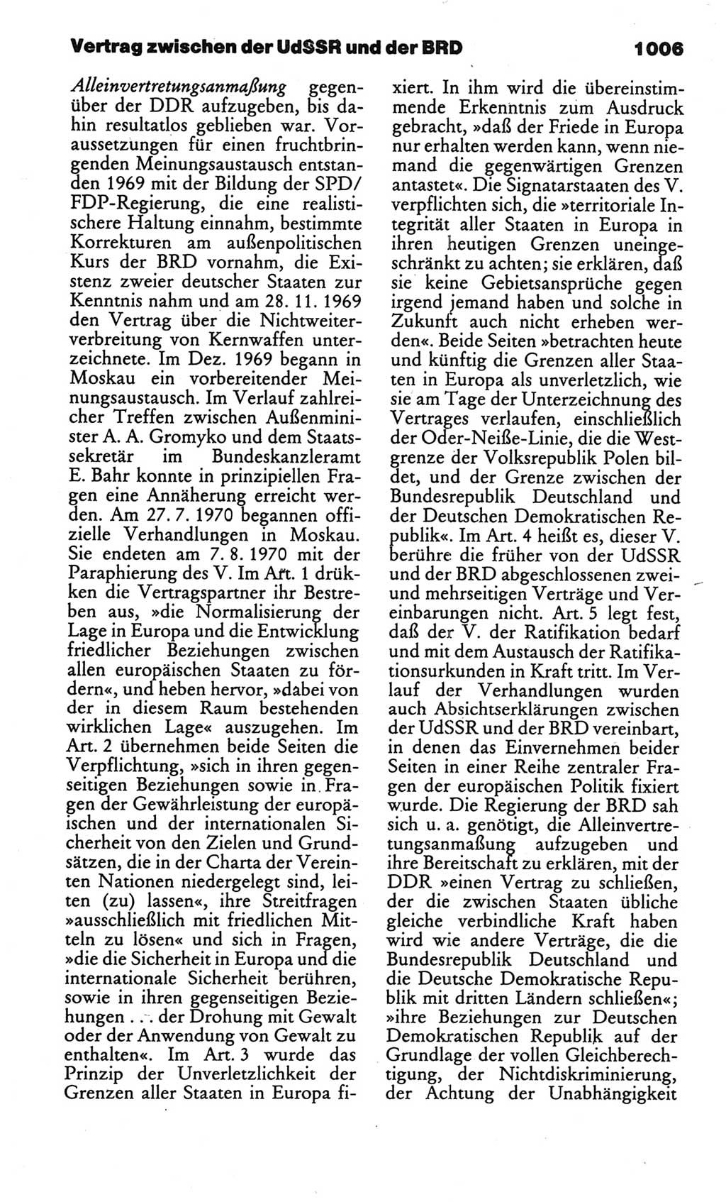 Kleines politisches Wörterbuch [Deutsche Demokratische Republik (DDR)] 1986, Seite 1006 (Kl. pol. Wb. DDR 1986, S. 1006)