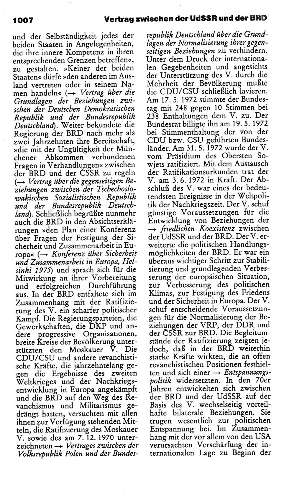 Kleines politisches Wörterbuch [Deutsche Demokratische Republik (DDR)] 1986, Seite 1007 (Kl. pol. Wb. DDR 1986, S. 1007)