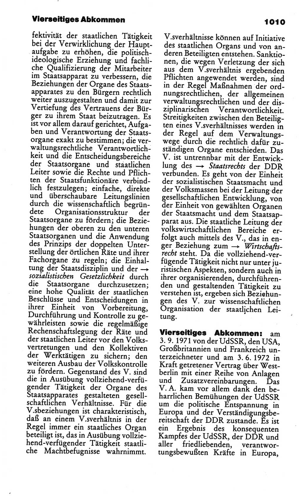 Kleines politisches Wörterbuch [Deutsche Demokratische Republik (DDR)] 1986, Seite 1010 (Kl. pol. Wb. DDR 1986, S. 1010)