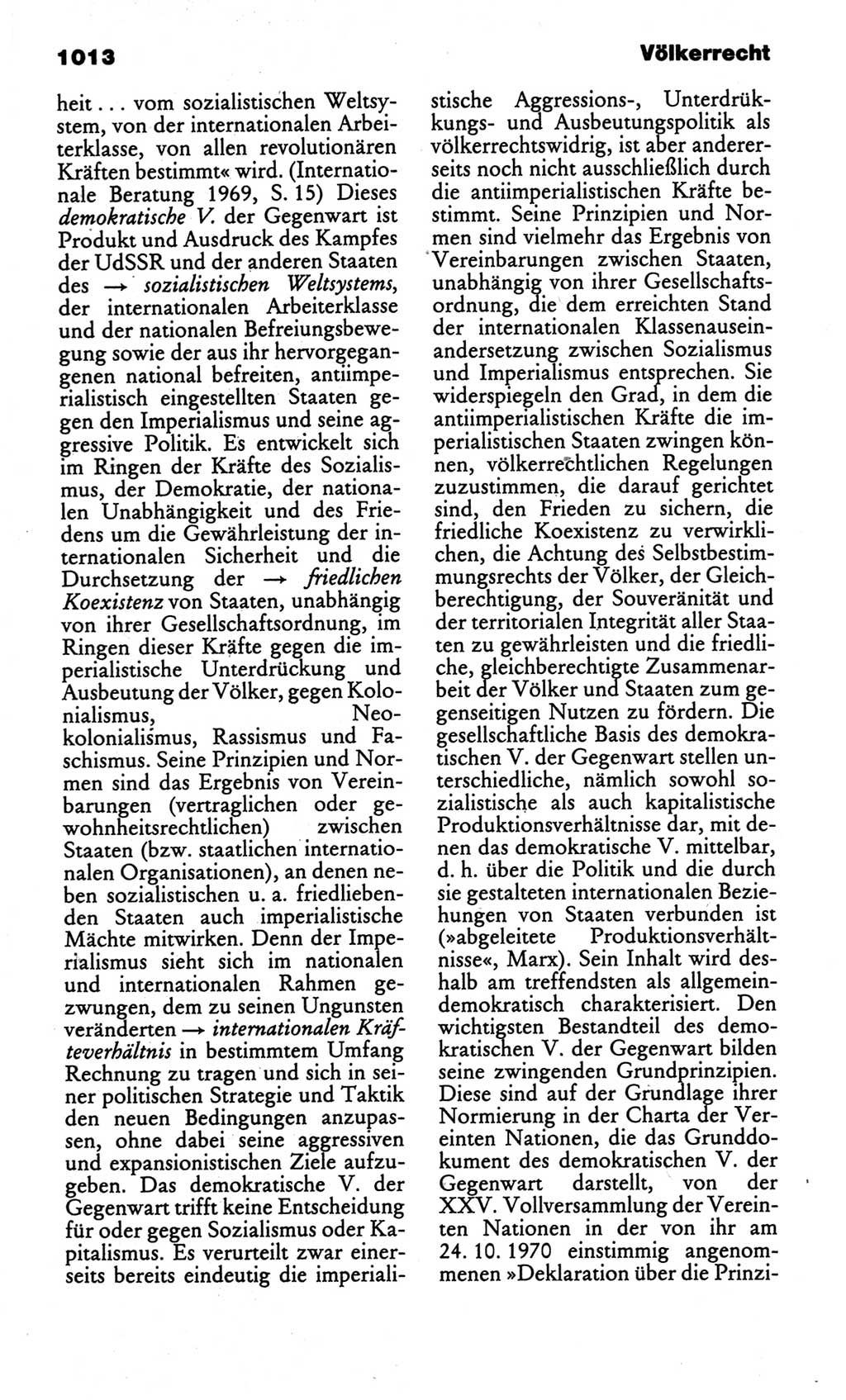 Kleines politisches Wörterbuch [Deutsche Demokratische Republik (DDR)] 1986, Seite 1013 (Kl. pol. Wb. DDR 1986, S. 1013)