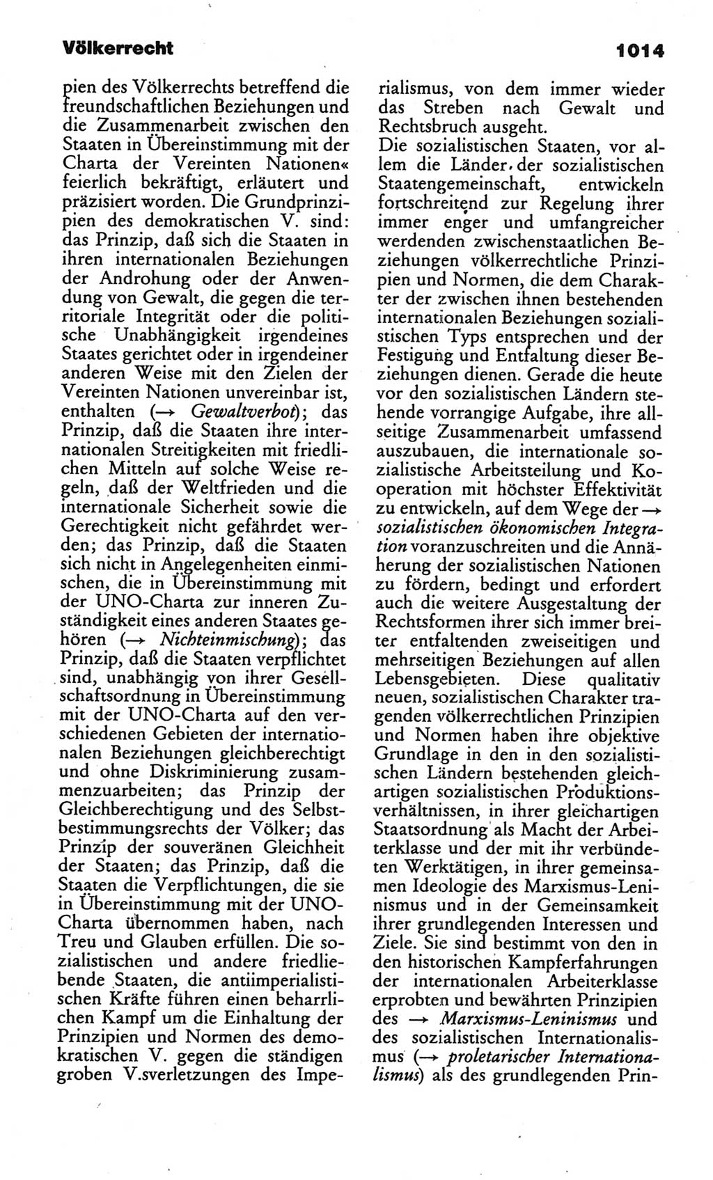 Kleines politisches Wörterbuch [Deutsche Demokratische Republik (DDR)] 1986, Seite 1014 (Kl. pol. Wb. DDR 1986, S. 1014)