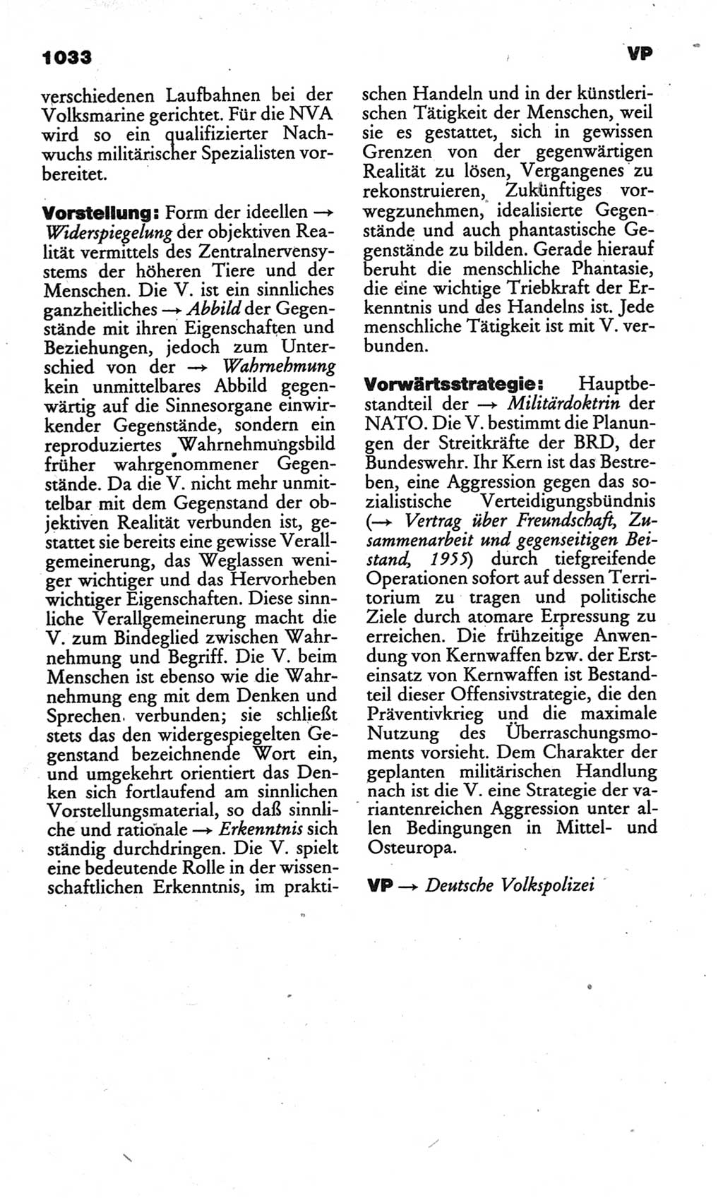 Kleines politisches Wörterbuch [Deutsche Demokratische Republik (DDR)] 1986, Seite 1033 (Kl. pol. Wb. DDR 1986, S. 1033)