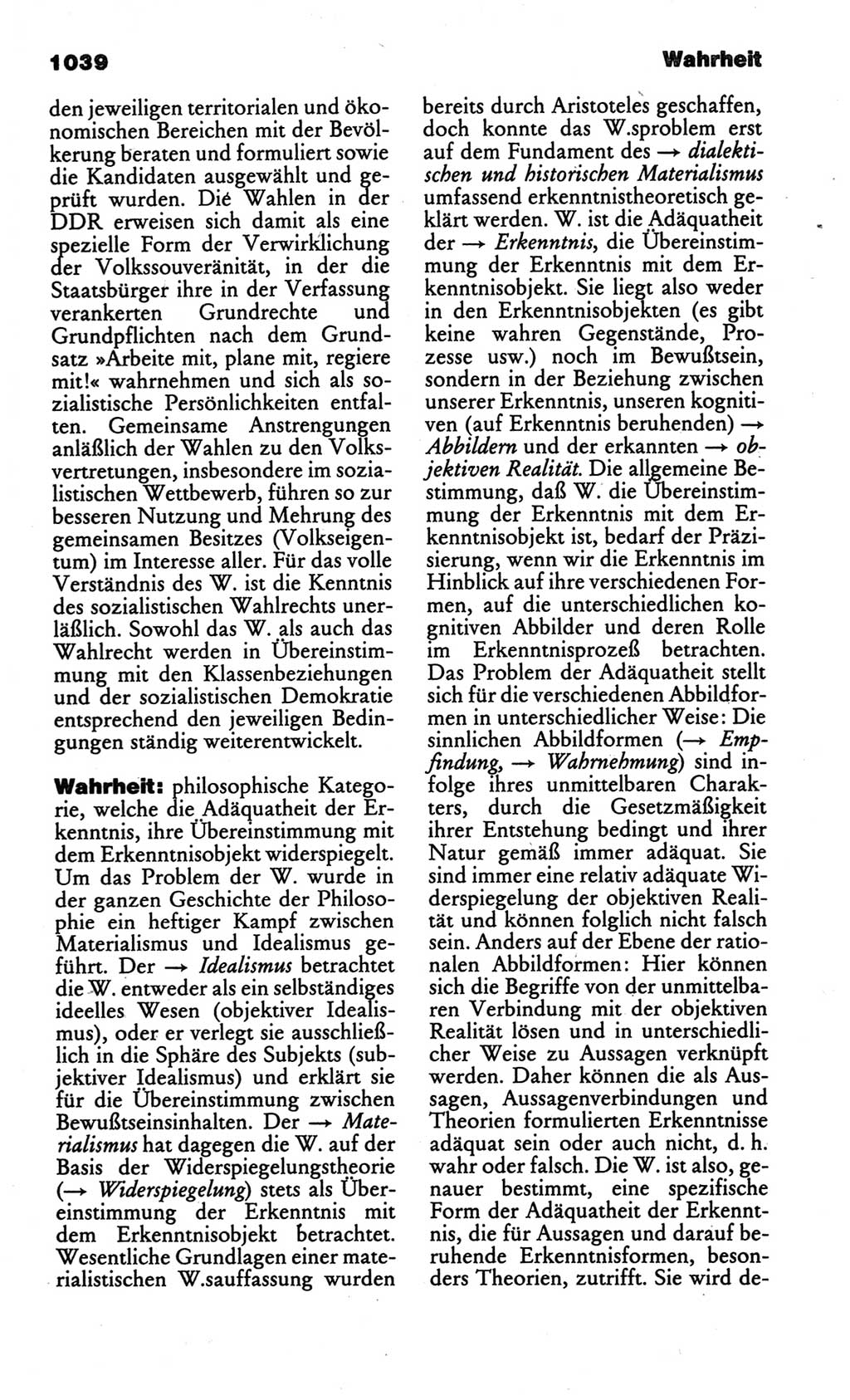 Kleines politisches Wörterbuch [Deutsche Demokratische Republik (DDR)] 1986, Seite 1039 (Kl. pol. Wb. DDR 1986, S. 1039)