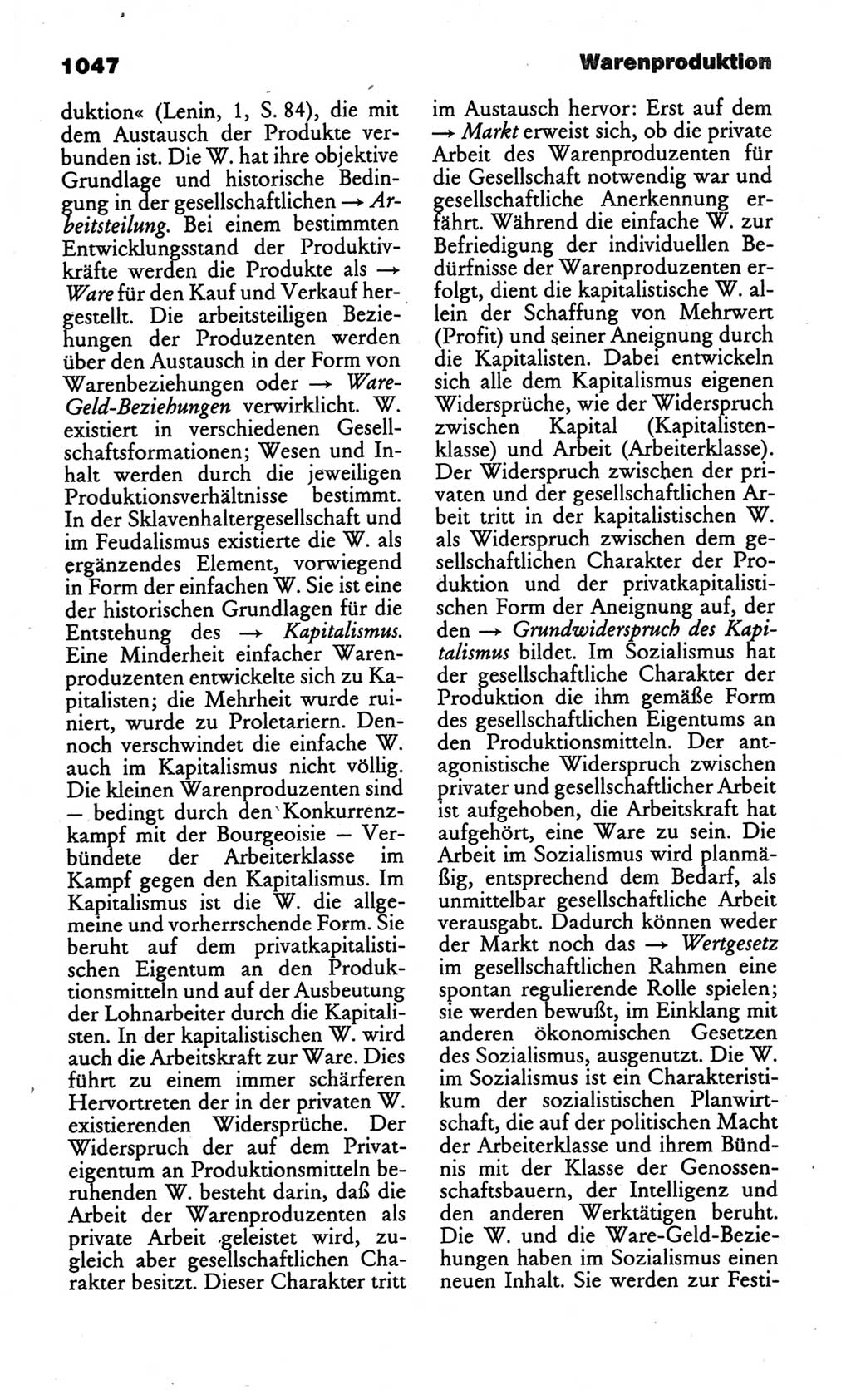 Kleines politisches Wörterbuch [Deutsche Demokratische Republik (DDR)] 1986, Seite 1047 (Kl. pol. Wb. DDR 1986, S. 1047)