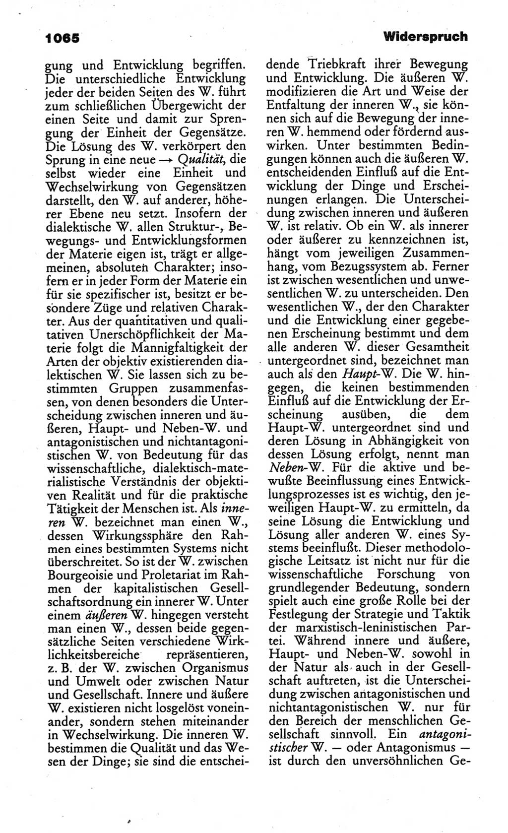 Kleines politisches Wörterbuch [Deutsche Demokratische Republik (DDR)] 1986, Seite 1065 (Kl. pol. Wb. DDR 1986, S. 1065)