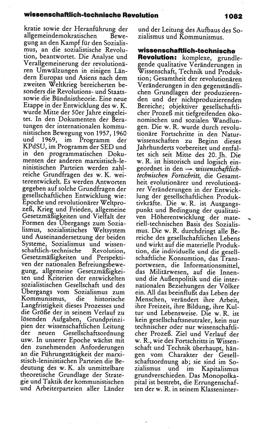 Kleines politisches Wörterbuch [Deutsche Demokratische Republik (DDR)] 1986, Seite 1082 (Kl. pol. Wb. DDR 1986, S. 1082)