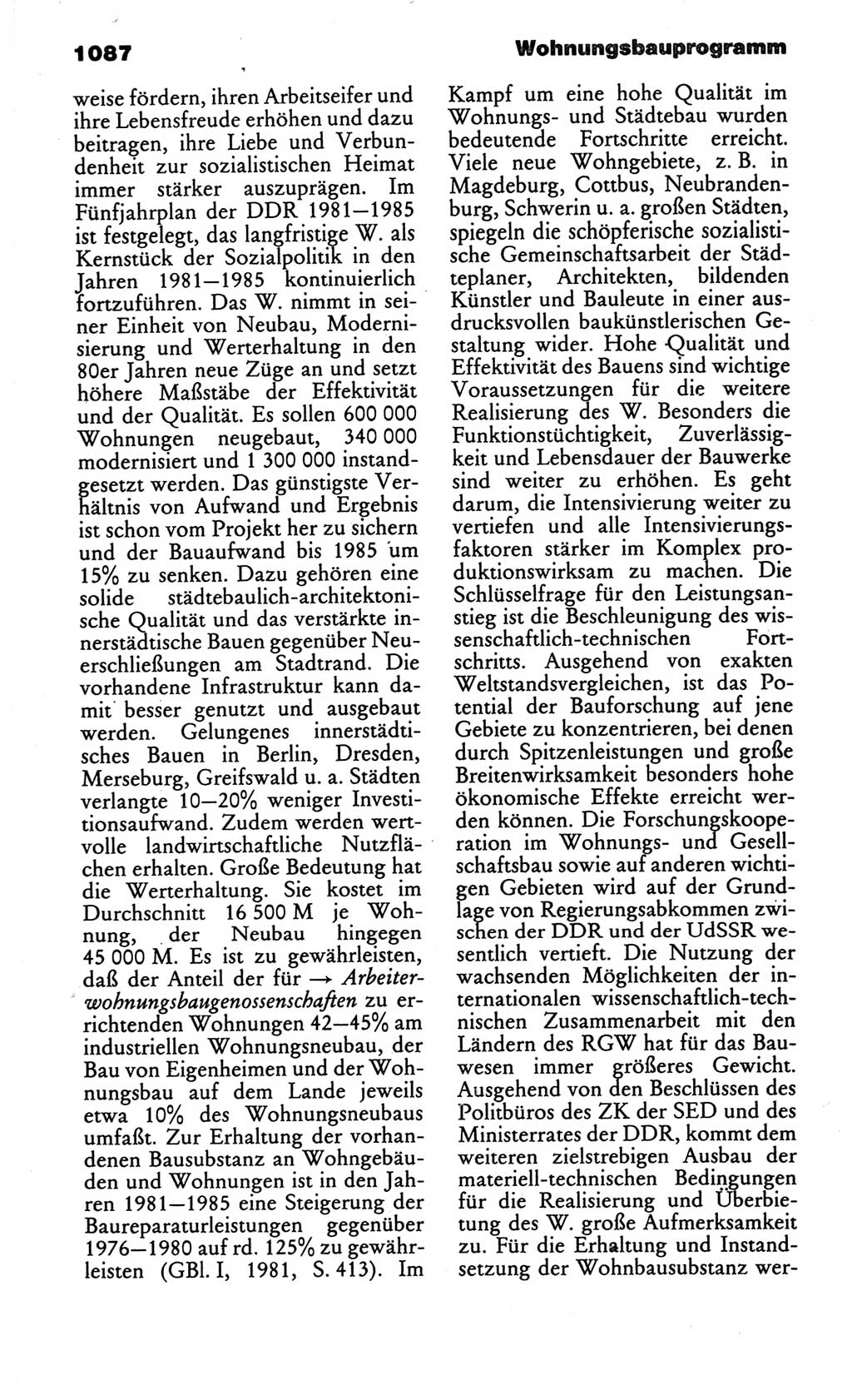Kleines politisches Wörterbuch [Deutsche Demokratische Republik (DDR)] 1986, Seite 1087 (Kl. pol. Wb. DDR 1986, S. 1087)