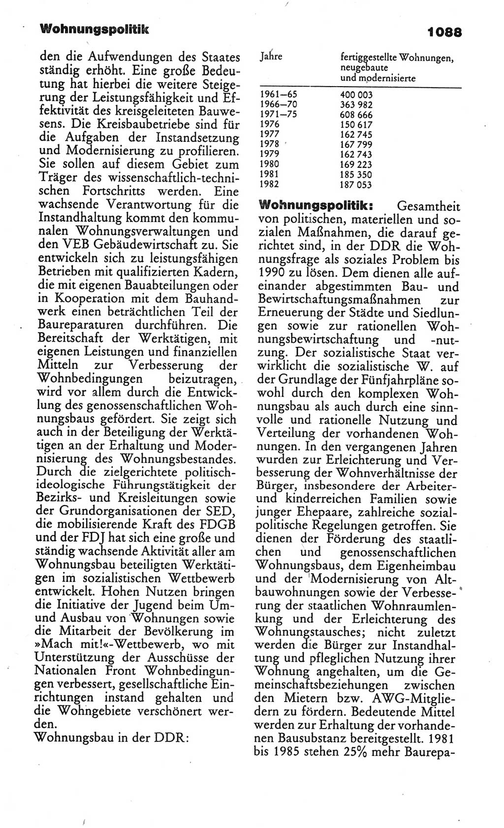 Kleines politisches Wörterbuch [Deutsche Demokratische Republik (DDR)] 1986, Seite 1088 (Kl. pol. Wb. DDR 1986, S. 1088)