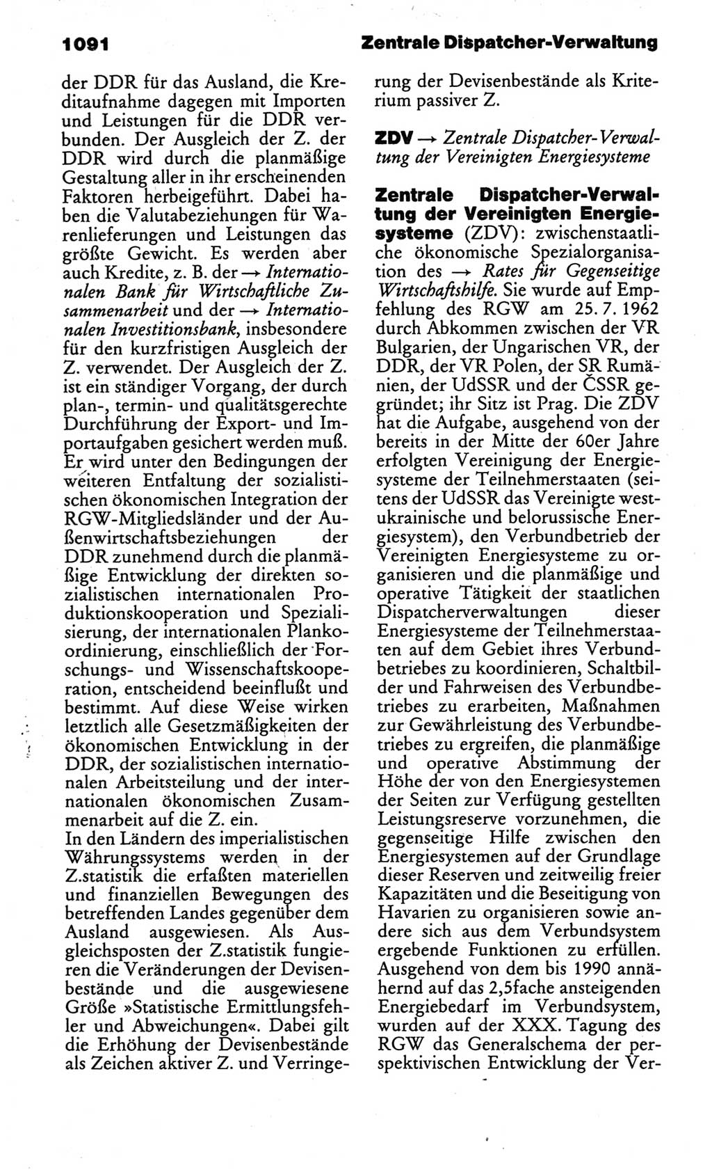 Kleines politisches Wörterbuch [Deutsche Demokratische Republik (DDR)] 1986, Seite 1091 (Kl. pol. Wb. DDR 1986, S. 1091)