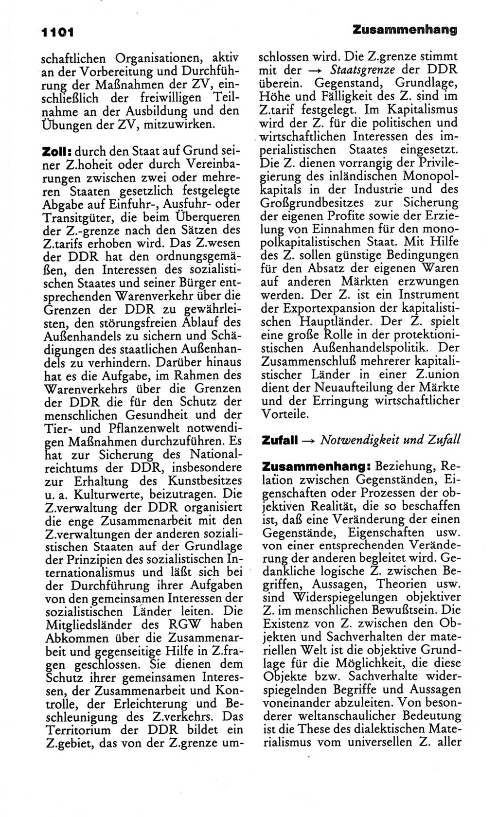 Kleines politisches Wörterbuch [Deutsche Demokratische Republik (DDR)] 1986, Seite 1101 (Kl. pol. Wb. DDR 1986, S. 1101)