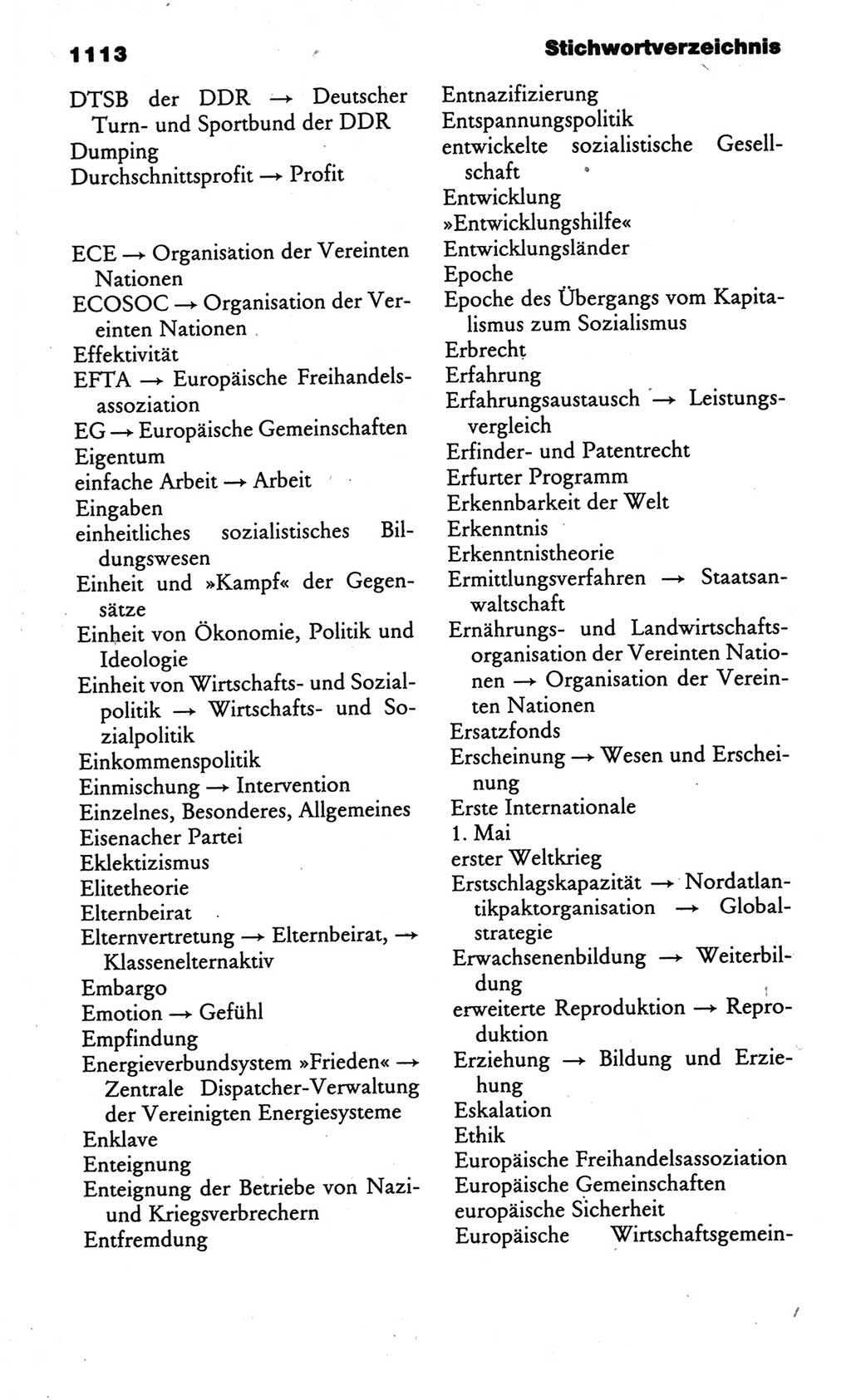 Kleines politisches Wörterbuch [Deutsche Demokratische Republik (DDR)] 1986, Seite 1113 (Kl. pol. Wb. DDR 1986, S. 1113)