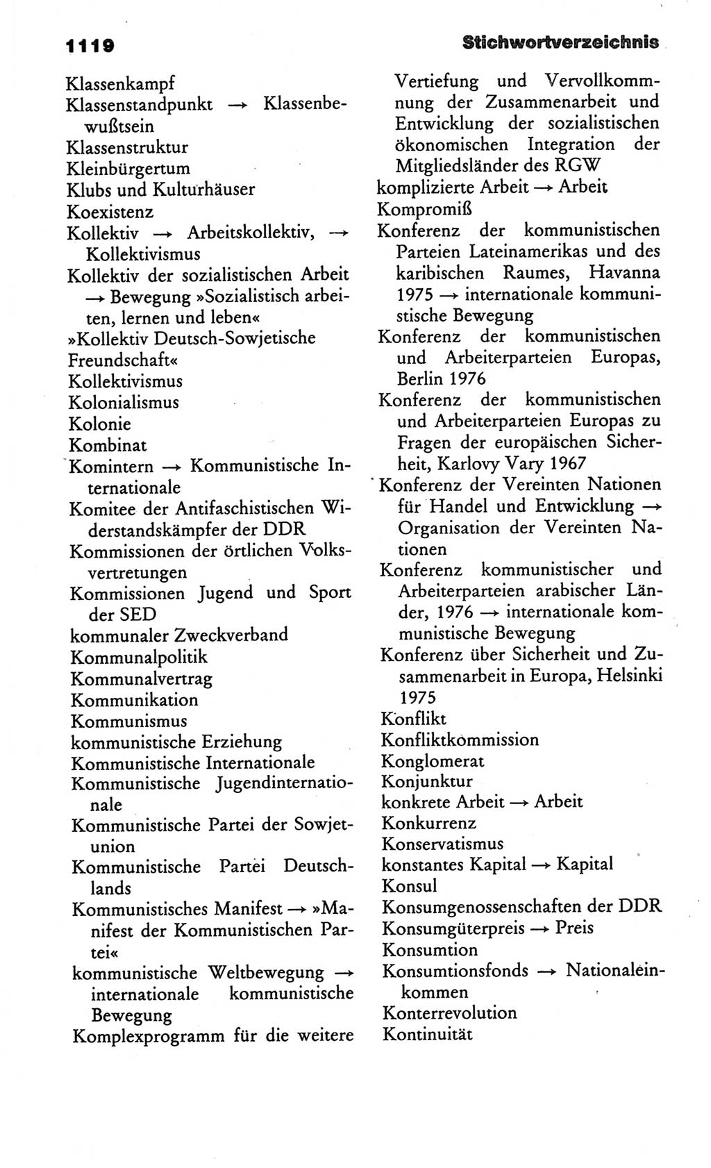 Kleines politisches Wörterbuch [Deutsche Demokratische Republik (DDR)] 1986, Seite 1119 (Kl. pol. Wb. DDR 1986, S. 1119)