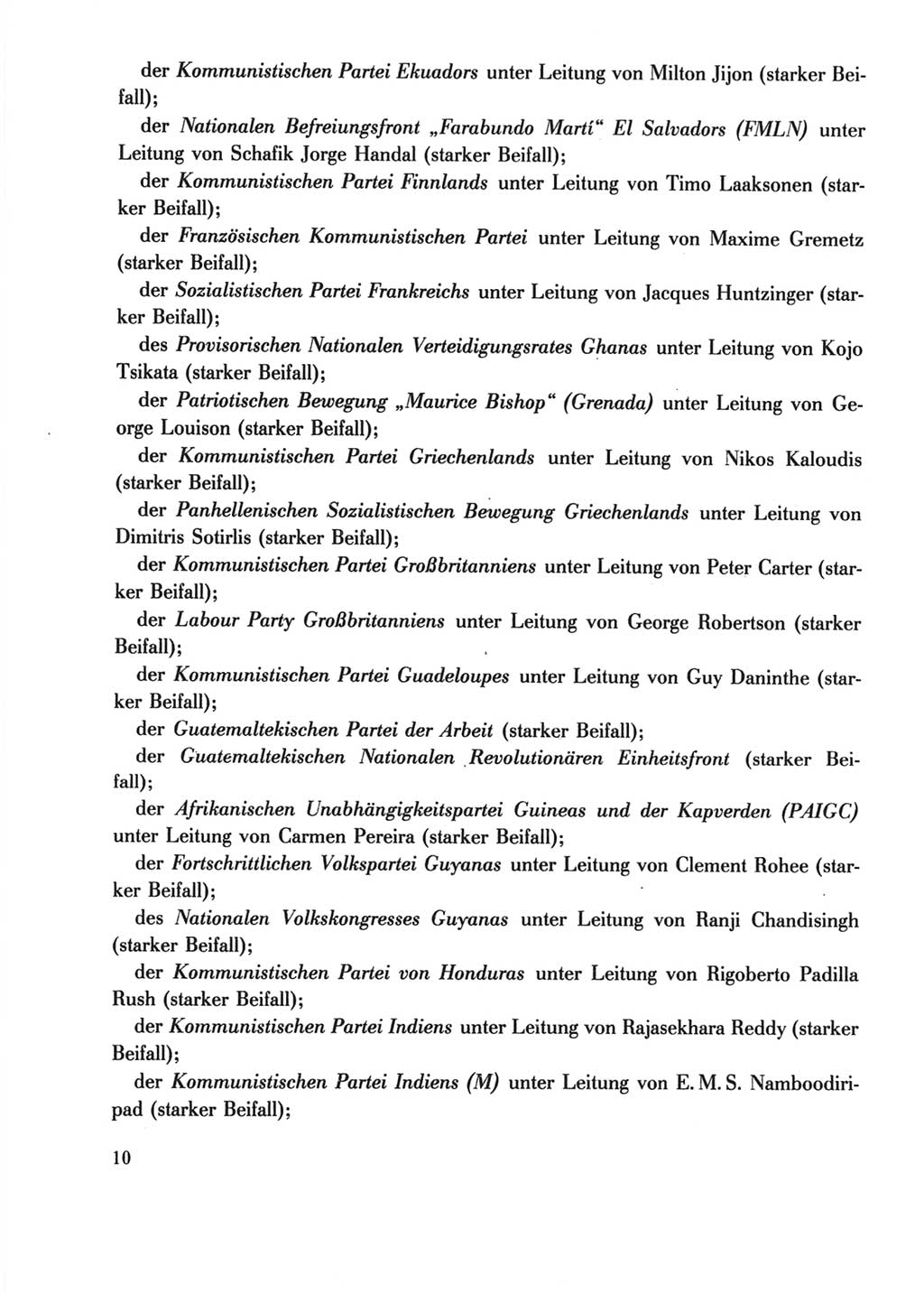 Protokoll der Verhandlungen des Ⅺ. Parteitages der Sozialistischen Einheitspartei Deutschlands (SED) [Deutsche Demokratische Republik (DDR)] 1986, Seite 10