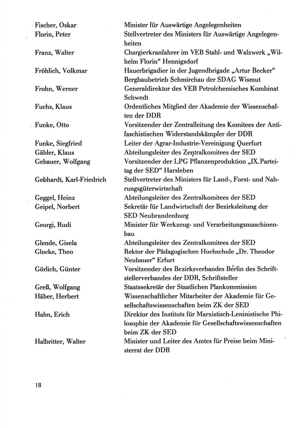 Protokoll der Verhandlungen des Ⅺ. Parteitages der Sozialistischen Einheitspartei Deutschlands (SED) [Deutsche Demokratische Republik (DDR)] 1986, Seite 18