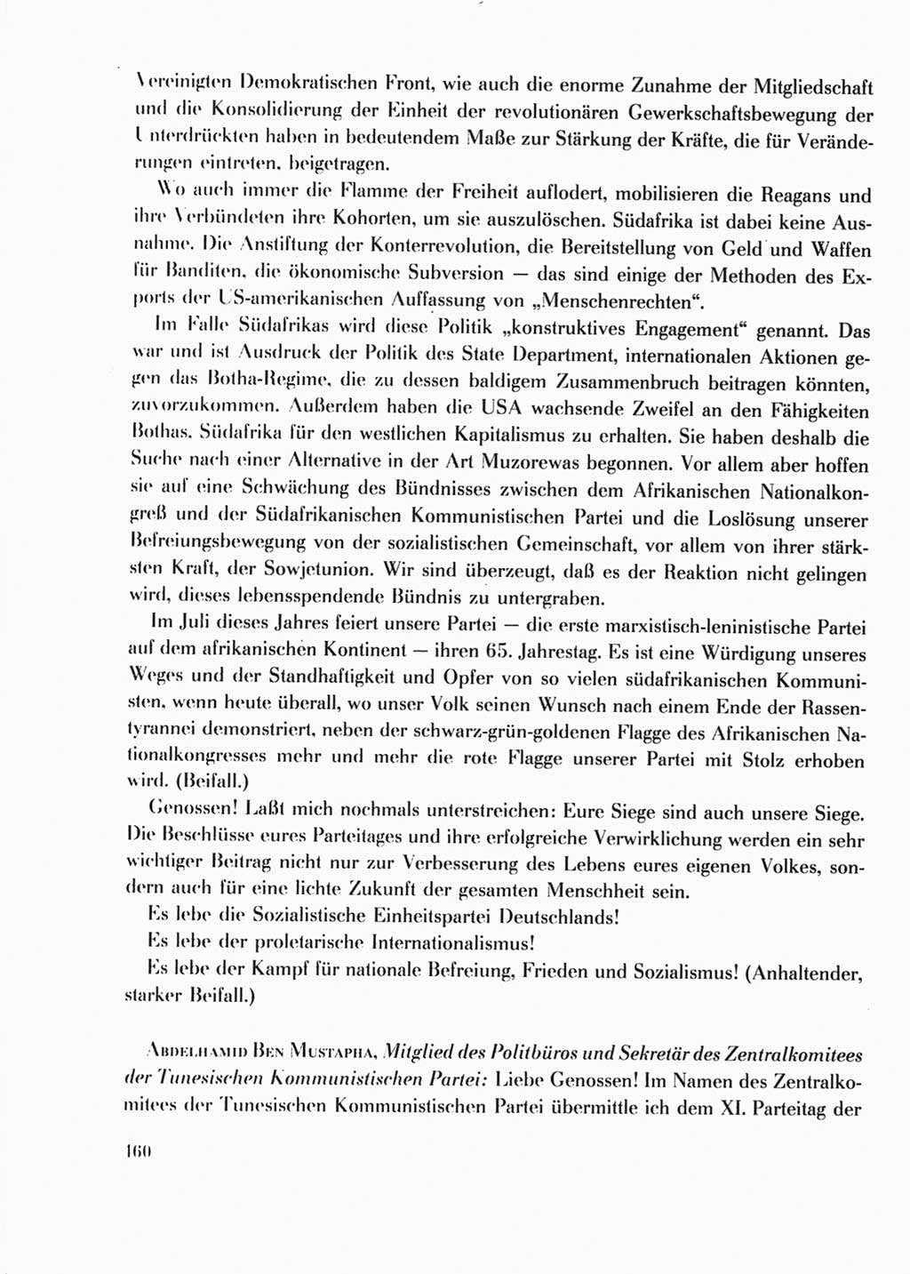 Protokoll der Verhandlungen des Ⅺ. Parteitages der Sozialistischen Einheitspartei Deutschlands (SED) [Deutsche Demokratische Republik (DDR)] 1986, Seite 460
