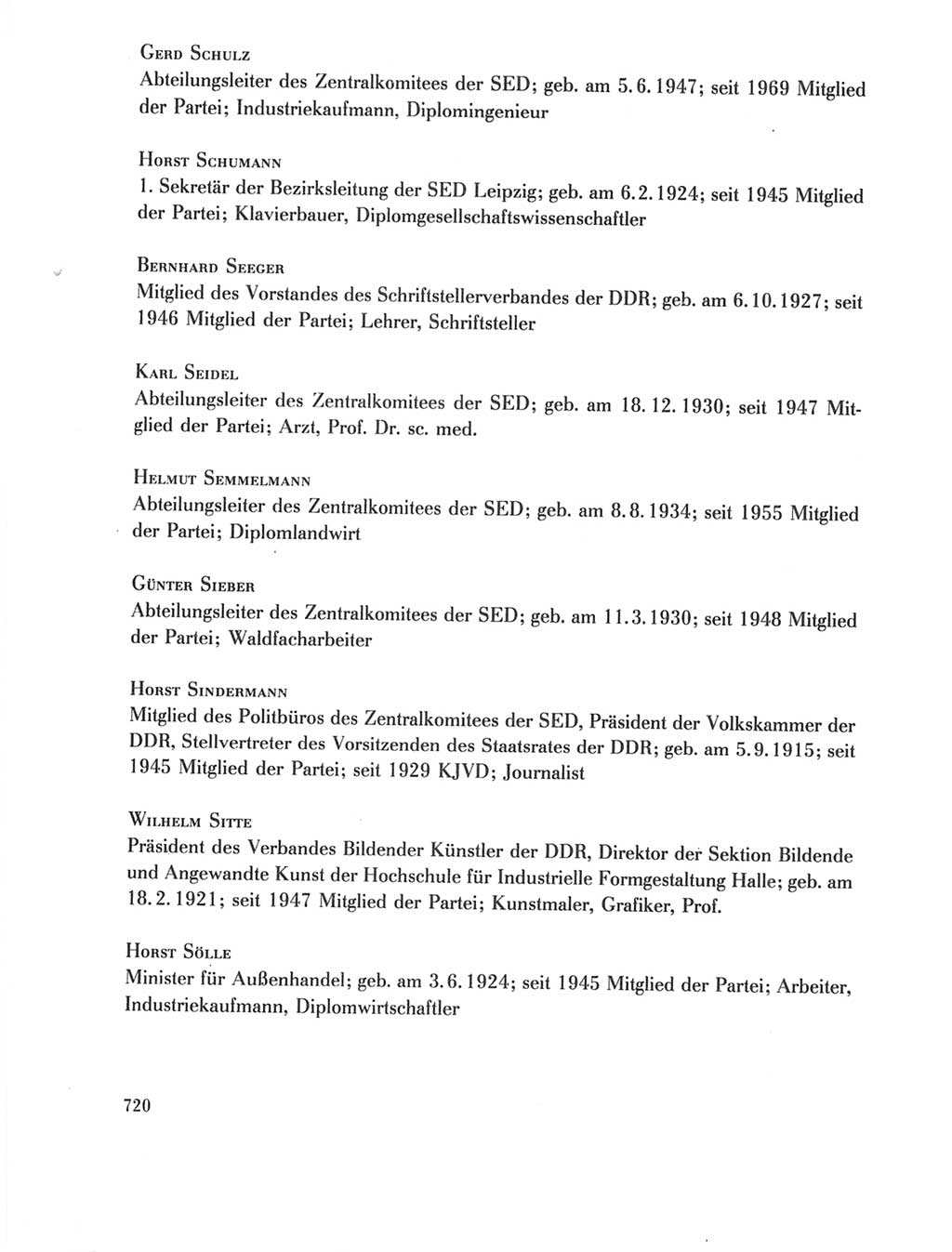 Protokoll der Verhandlungen des Ⅺ. Parteitages der Sozialistischen Einheitspartei Deutschlands (SED) [Deutsche Demokratische Republik (DDR)] 1986, Seite 720