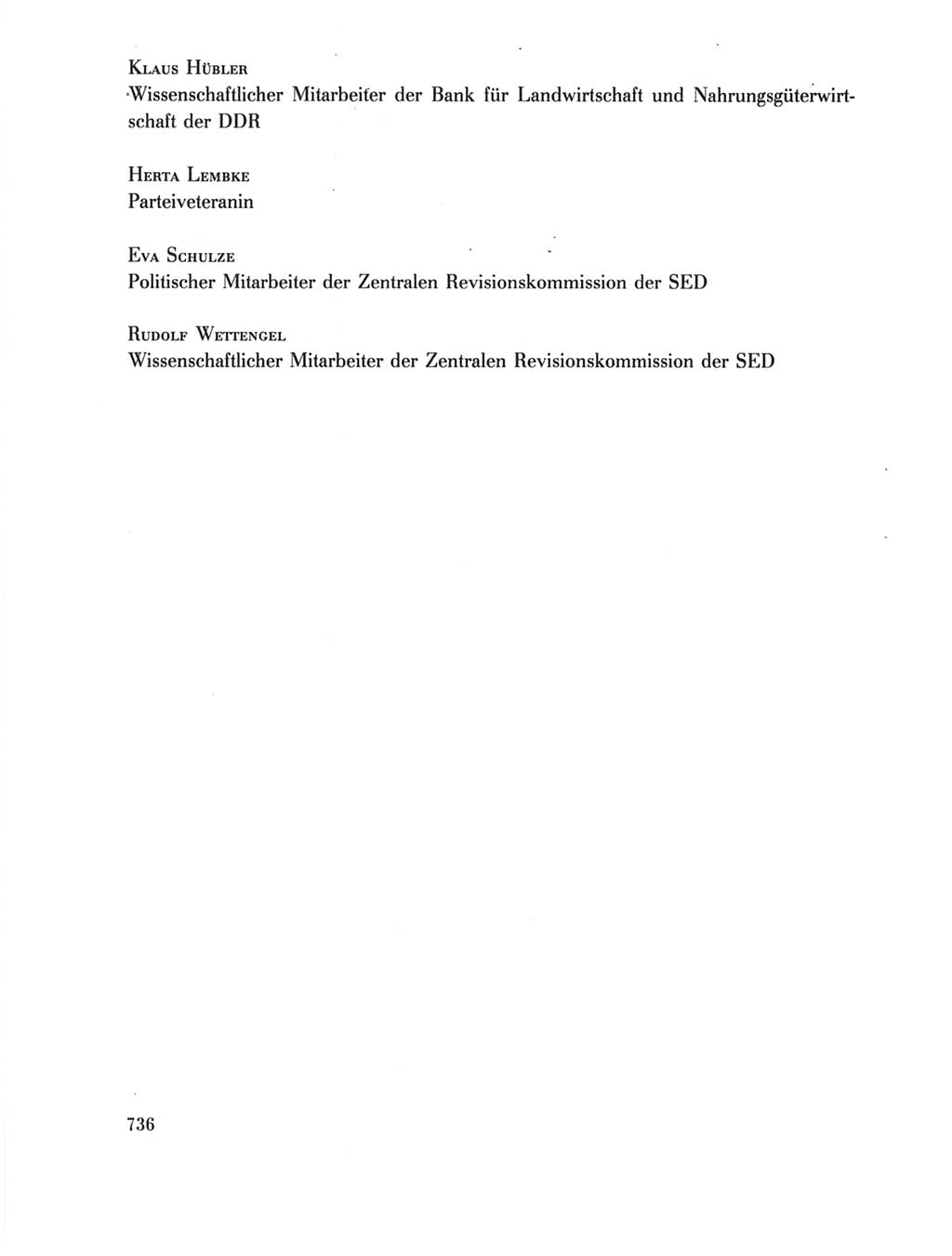 Protokoll der Verhandlungen des Ⅺ. Parteitages der Sozialistischen Einheitspartei Deutschlands (SED) [Deutsche Demokratische Republik (DDR)] 1986, Seite 736