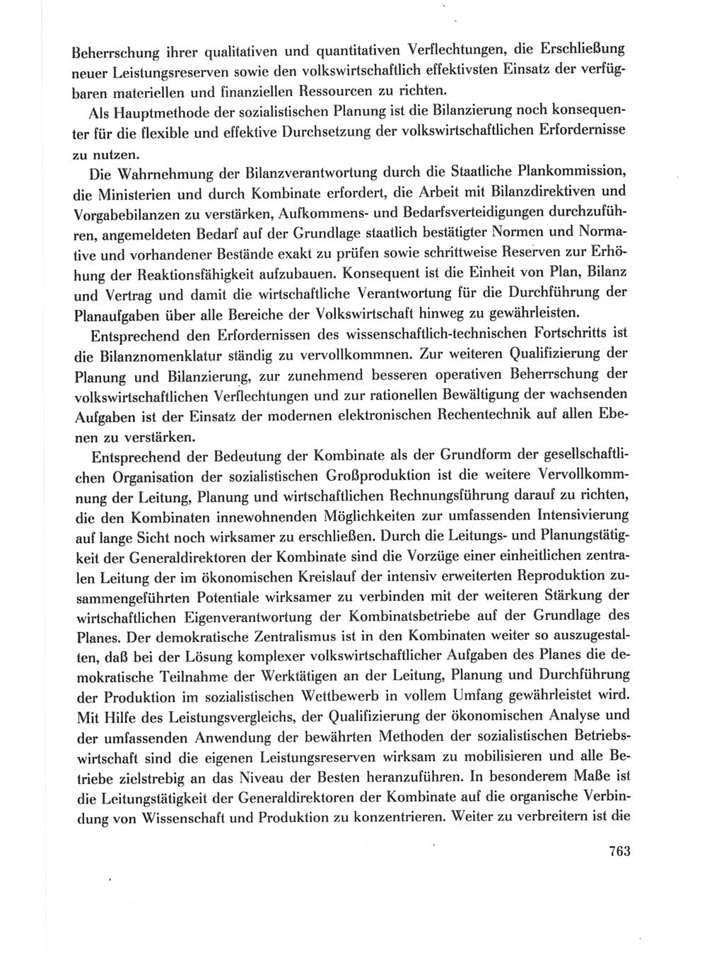 Protokoll der Verhandlungen des Ⅺ. Parteitages der Sozialistischen Einheitspartei Deutschlands (SED) [Deutsche Demokratische Republik (DDR)] 1986, Seite 763