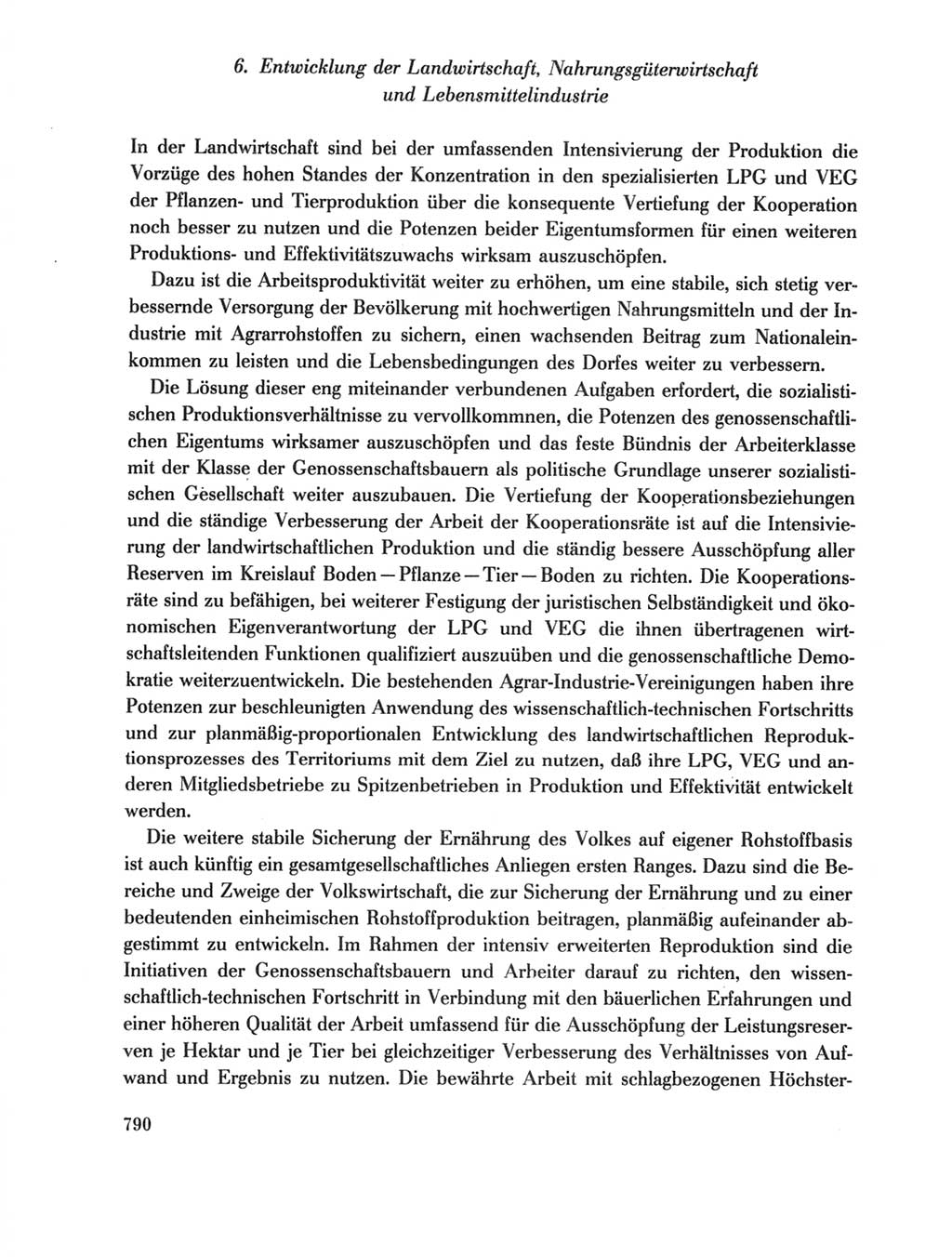 Protokoll der Verhandlungen des Ⅺ. Parteitages der Sozialistischen Einheitspartei Deutschlands (SED) [Deutsche Demokratische Republik (DDR)] 1986, Seite 790