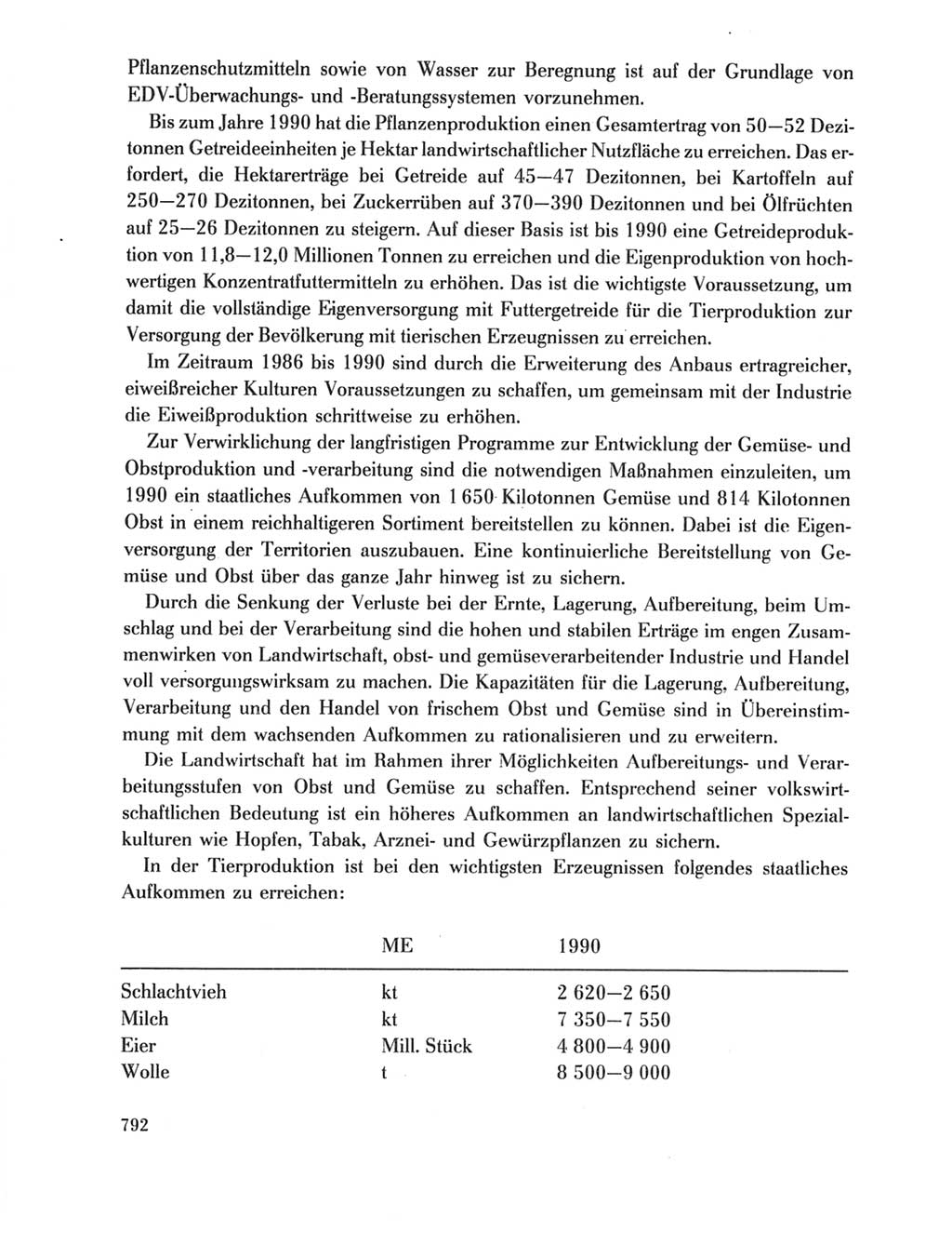 Protokoll der Verhandlungen des Ⅺ. Parteitages der Sozialistischen Einheitspartei Deutschlands (SED) [Deutsche Demokratische Republik (DDR)] 1986, Seite 792