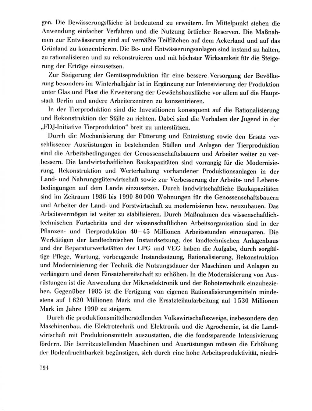 Protokoll der Verhandlungen des Ⅺ. Parteitages der Sozialistischen Einheitspartei Deutschlands (SED) [Deutsche Demokratische Republik (DDR)] 1986, Seite 794