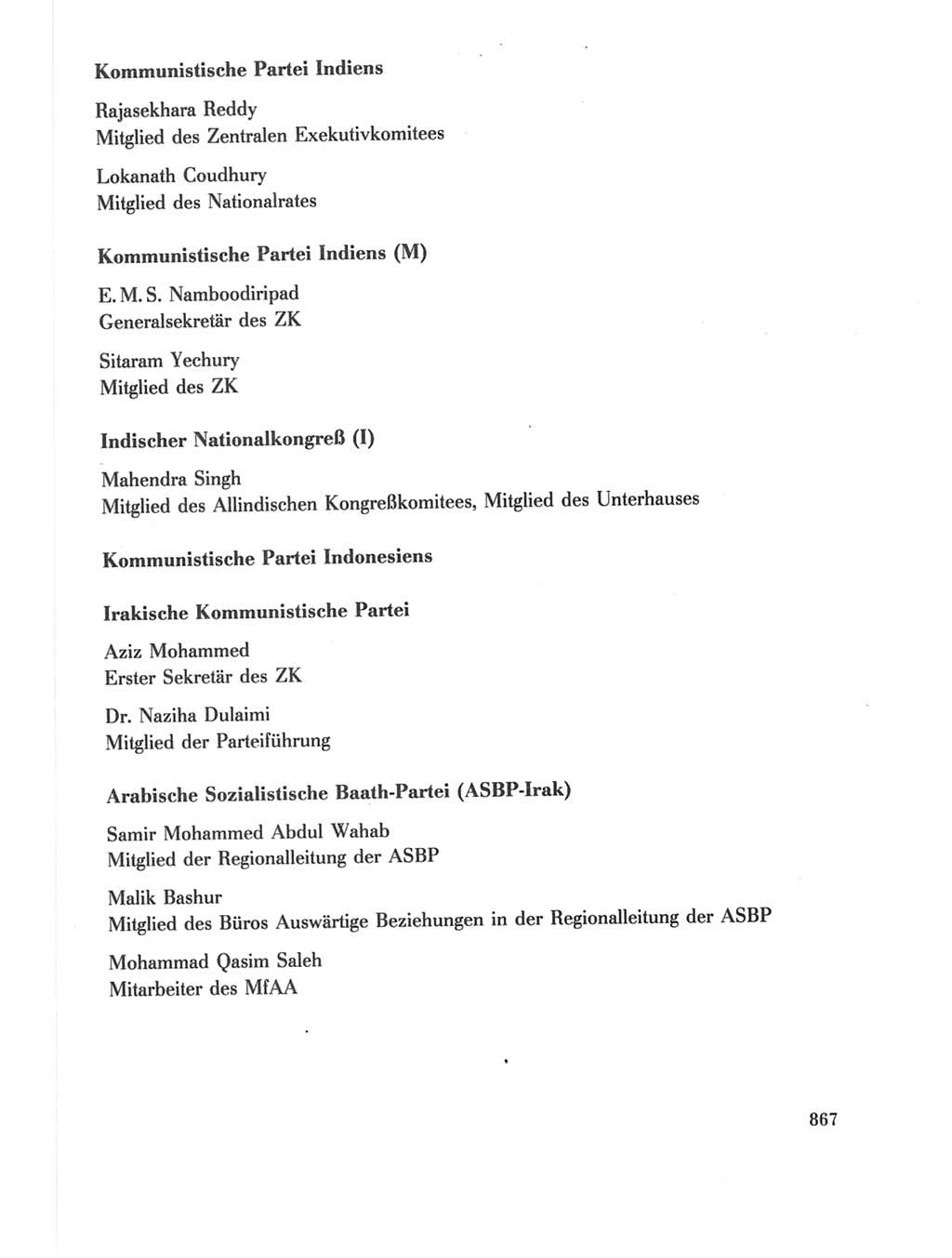 Protokoll der Verhandlungen des Ⅺ. Parteitages der Sozialistischen Einheitspartei Deutschlands (SED) [Deutsche Demokratische Republik (DDR)] 1986, Seite 867