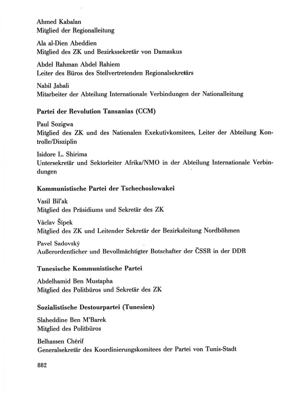 Protokoll der Verhandlungen des Ⅺ. Parteitages der Sozialistischen Einheitspartei Deutschlands (SED) [Deutsche Demokratische Republik (DDR)] 1986, Seite 882