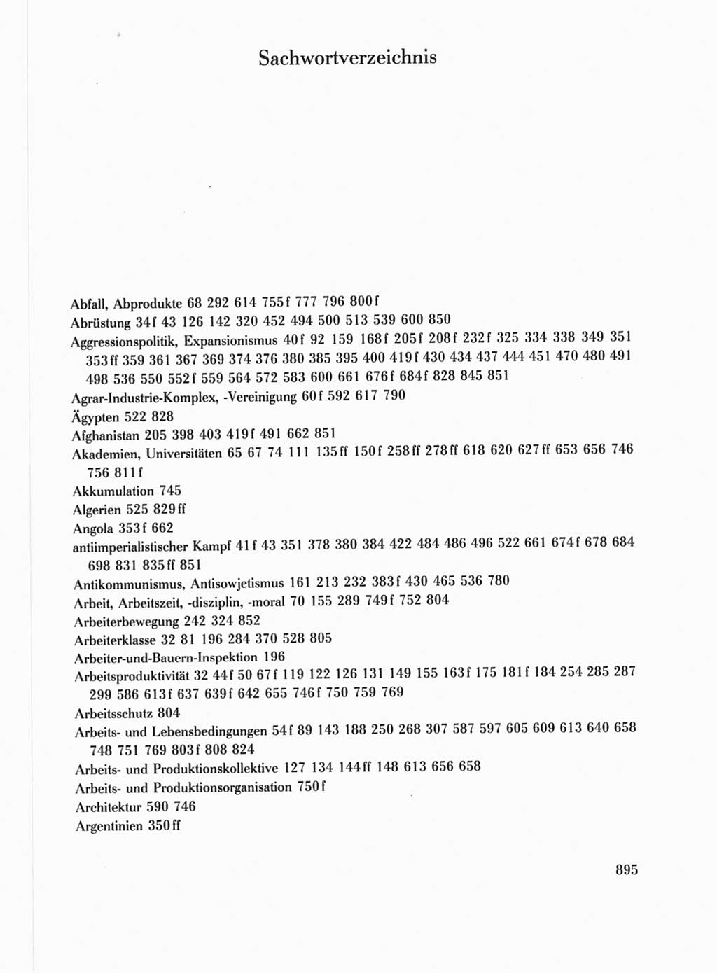 Protokoll der Verhandlungen des Ⅺ. Parteitages der Sozialistischen Einheitspartei Deutschlands (SED) [Deutsche Demokratische Republik (DDR)] 1986, Seite 895