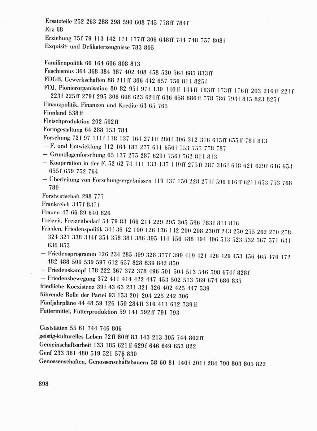 Protokoll der Verhandlungen des Ⅺ. Parteitages der Sozialistischen Einheitspartei Deutschlands (SED) [Deutsche Demokratische Republik (DDR)] 1986, Seite 898
