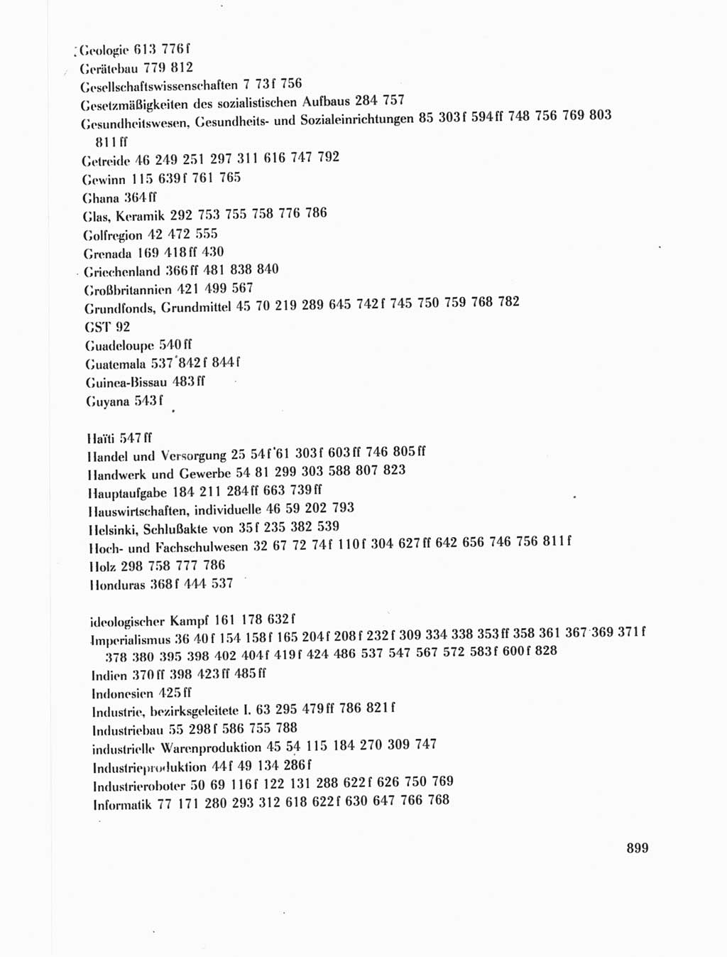 Protokoll der Verhandlungen des Ⅺ. Parteitages der Sozialistischen Einheitspartei Deutschlands (SED) [Deutsche Demokratische Republik (DDR)] 1986, Seite 899