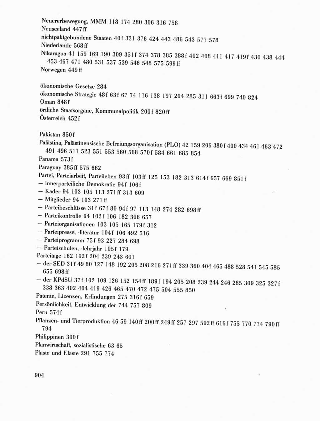 Protokoll der Verhandlungen des Ⅺ. Parteitages der Sozialistischen Einheitspartei Deutschlands (SED) [Deutsche Demokratische Republik (DDR)] 1986, Seite 904
