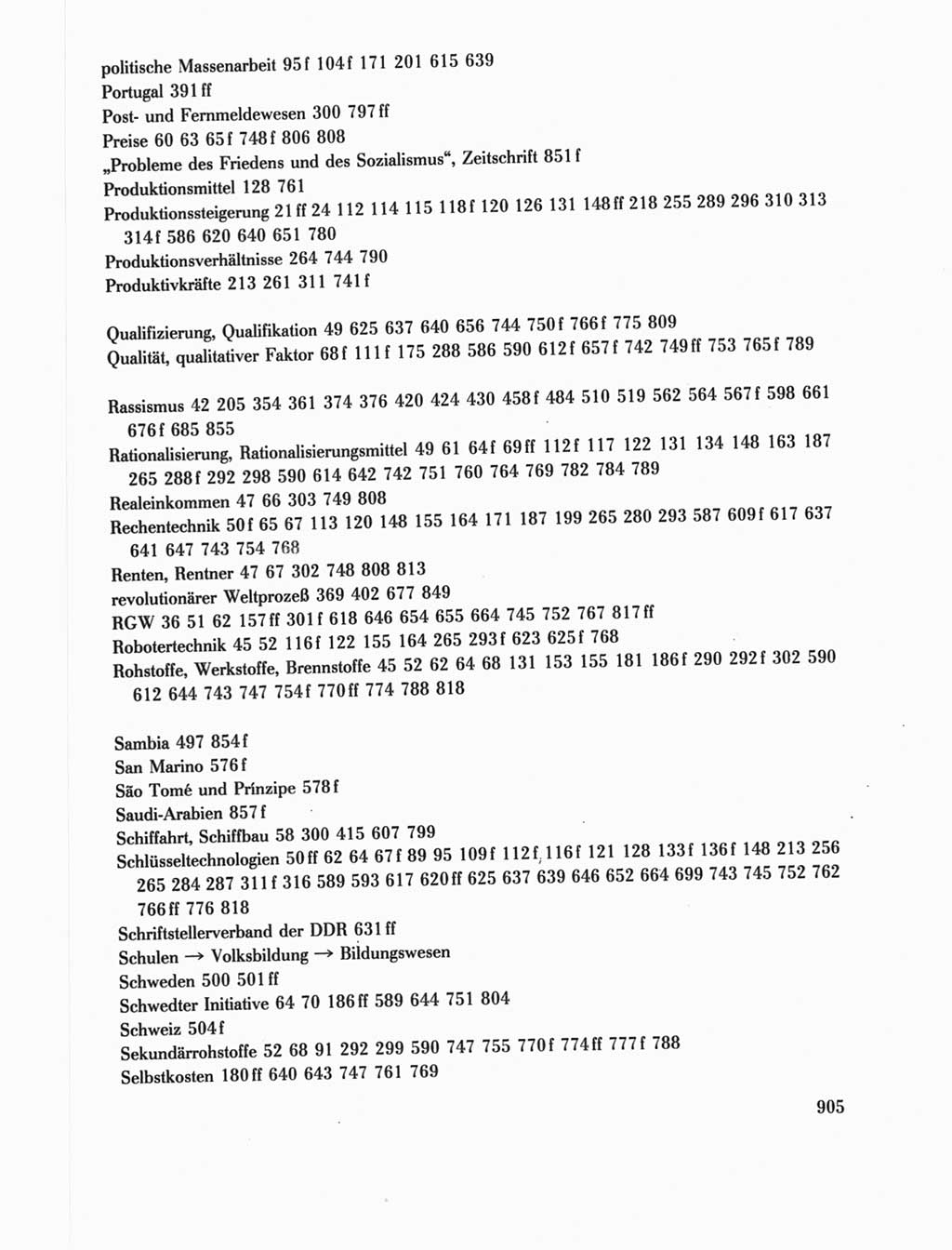 Protokoll der Verhandlungen des Ⅺ. Parteitages der Sozialistischen Einheitspartei Deutschlands (SED) [Deutsche Demokratische Republik (DDR)] 1986, Seite 905