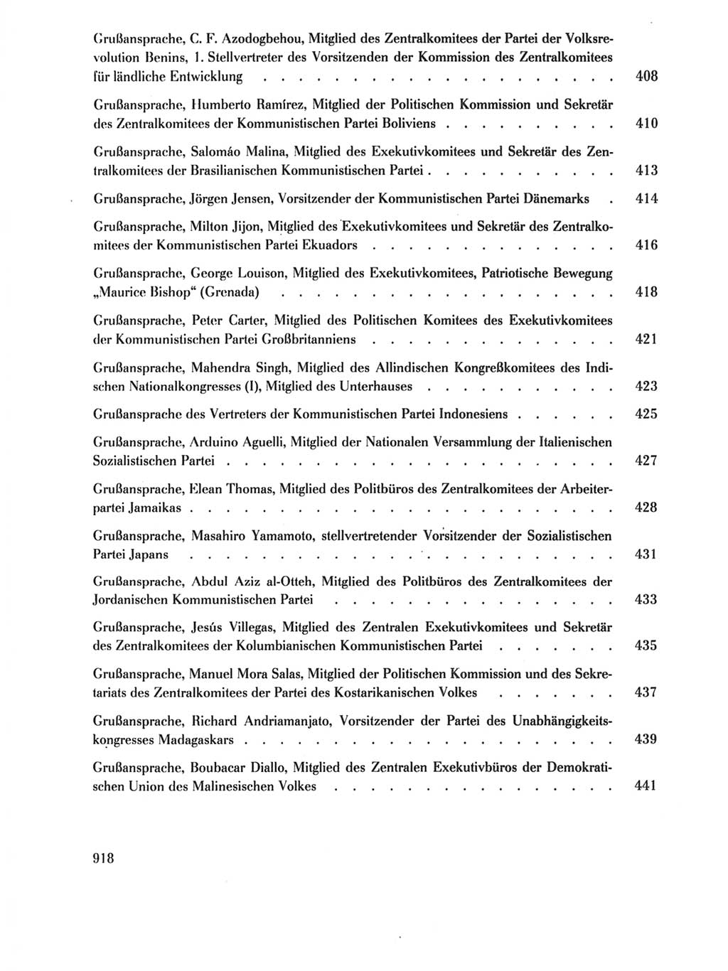 Protokoll der Verhandlungen des Ⅺ. Parteitages der Sozialistischen Einheitspartei Deutschlands (SED) [Deutsche Demokratische Republik (DDR)] 1986, Seite 918